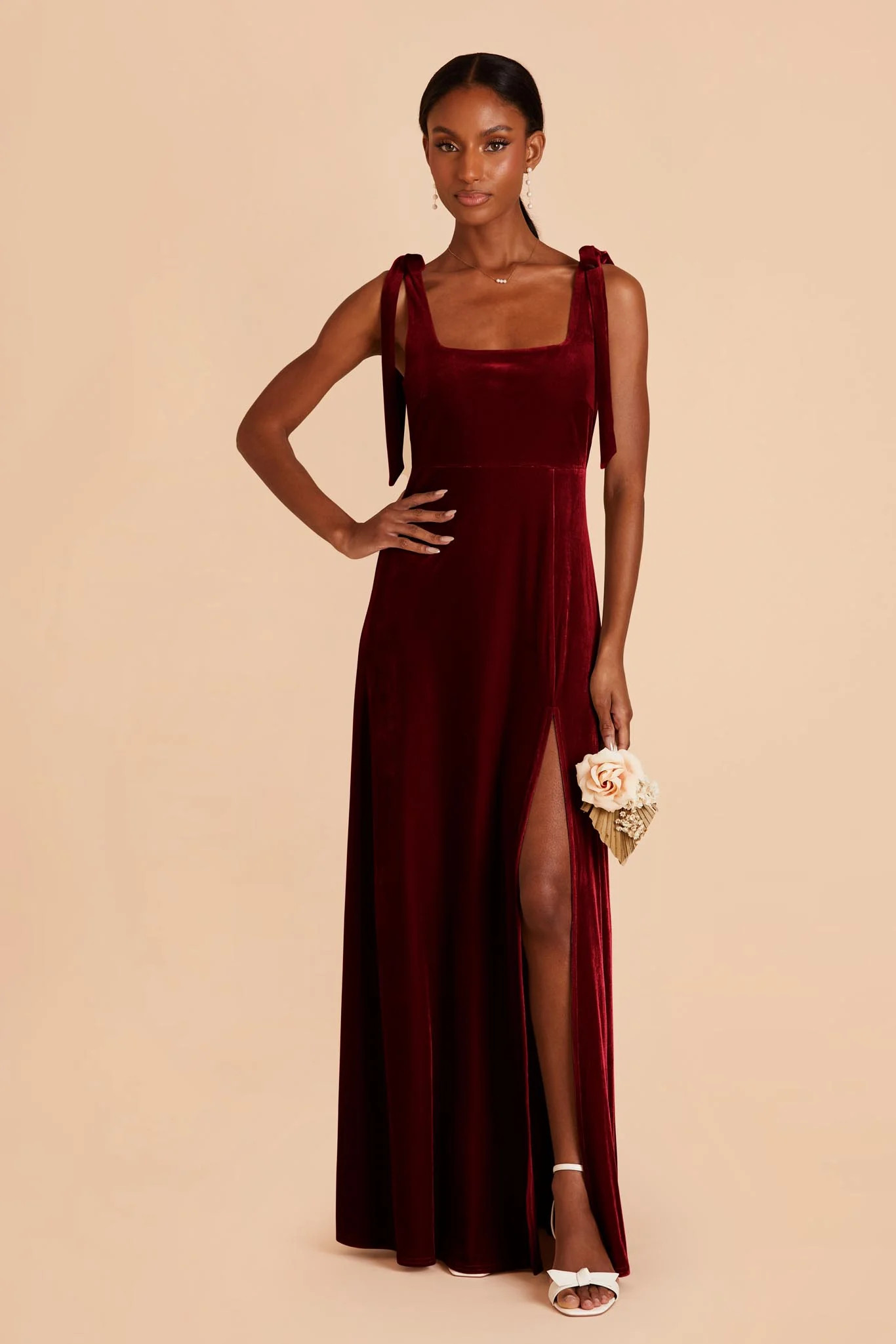 Velvet Cabernet Dress - XNAUWBI