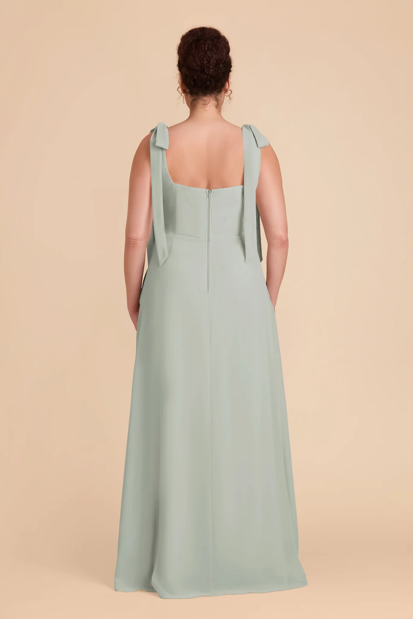 Chiffon Sage Dress - XNAUWBI