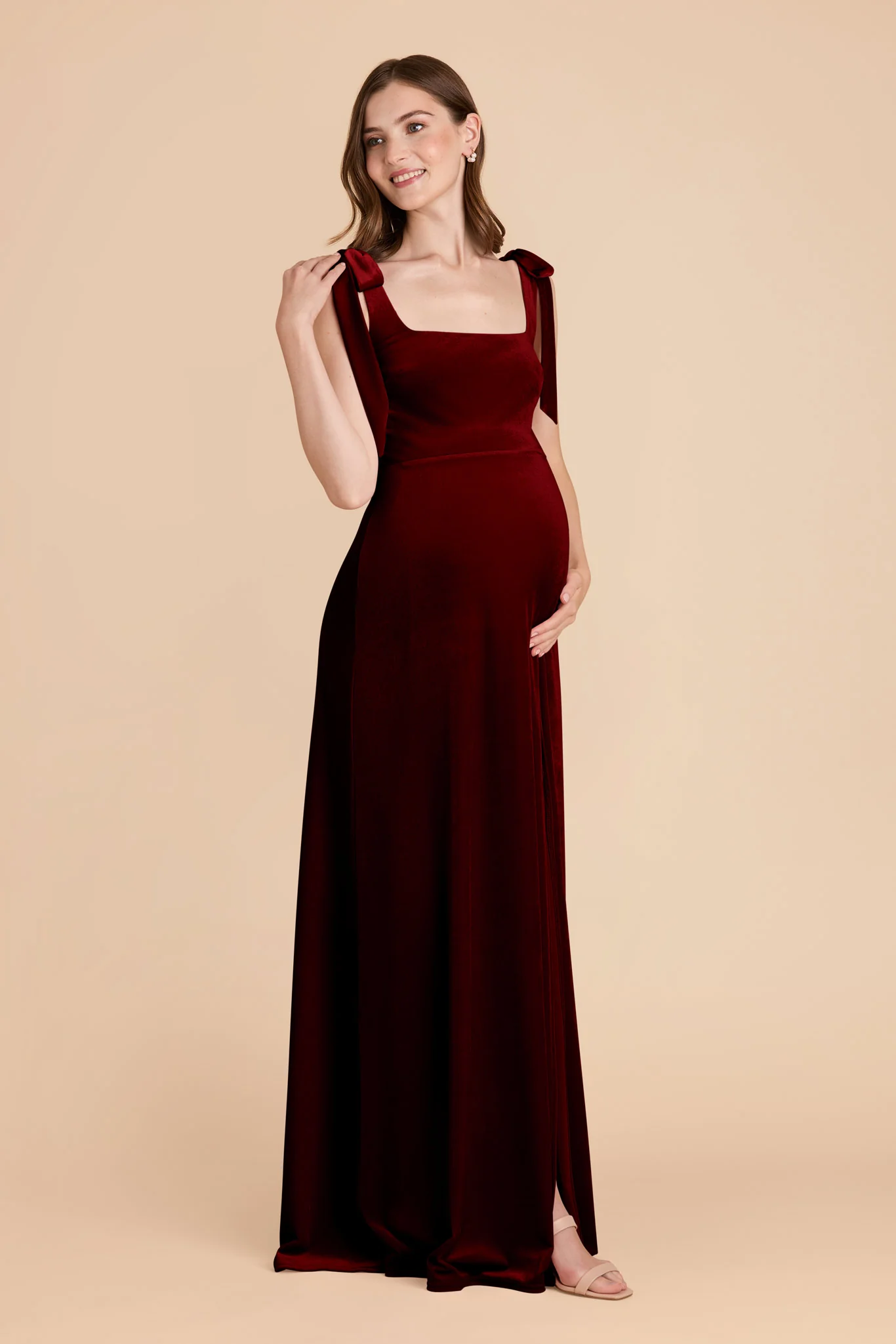 Velvet Cabernet Dress - XNAUWBI