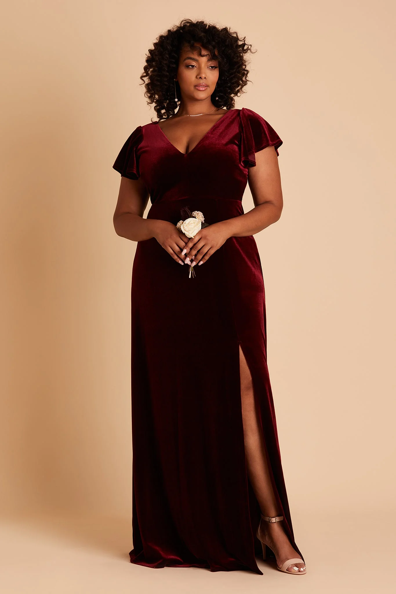 Velvet Cabernet Dress - XNAUWBI