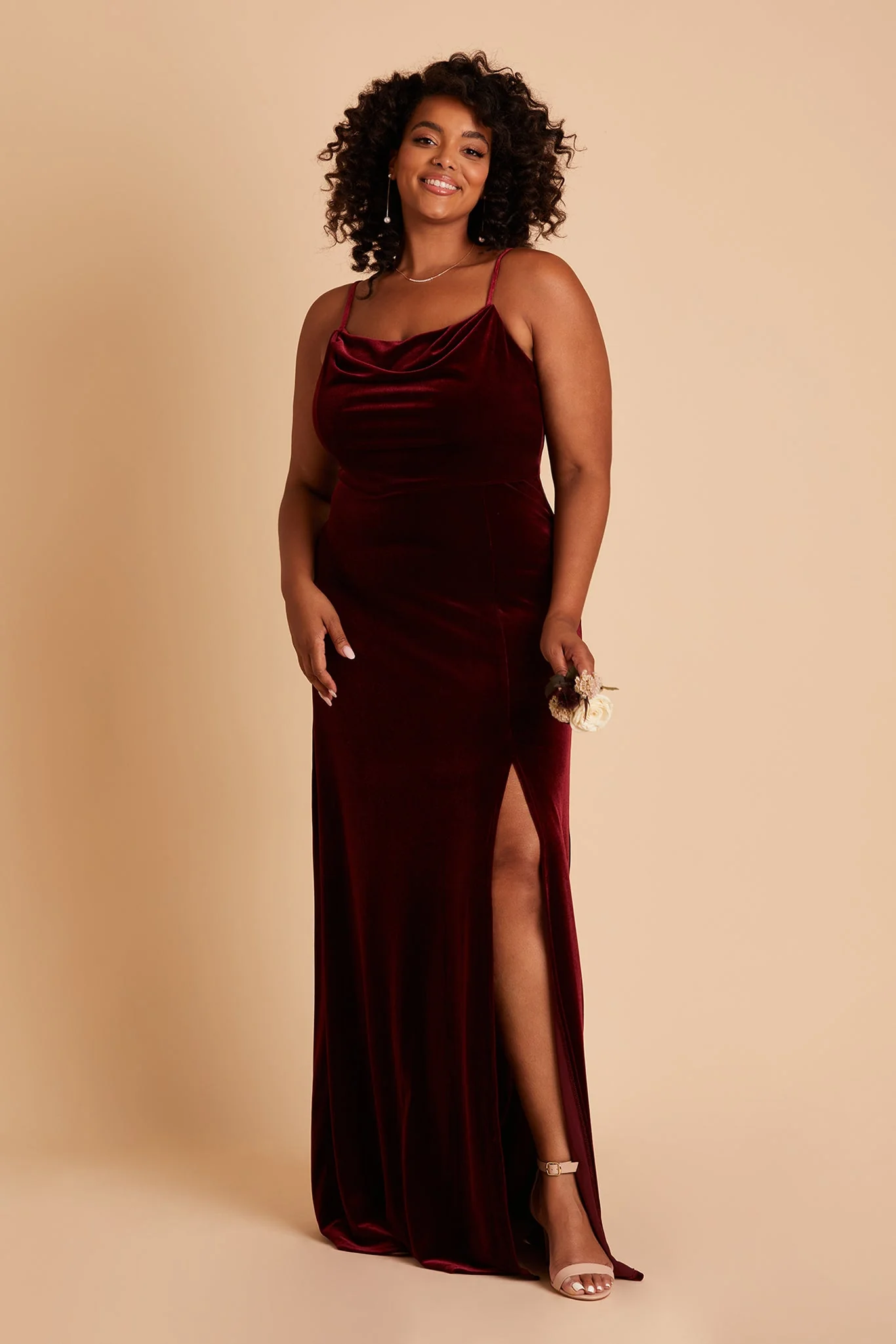 Velvet Cabernet Dress - XNAUWBI