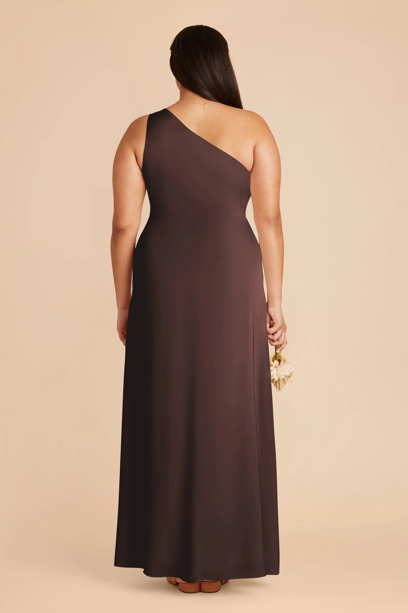 Matte Satin Espresso Dress - XNAUWBI