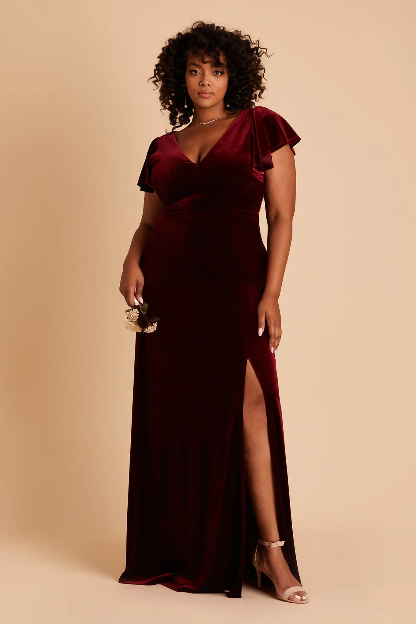 Velvet Cabernet Dress - XNAUWBI