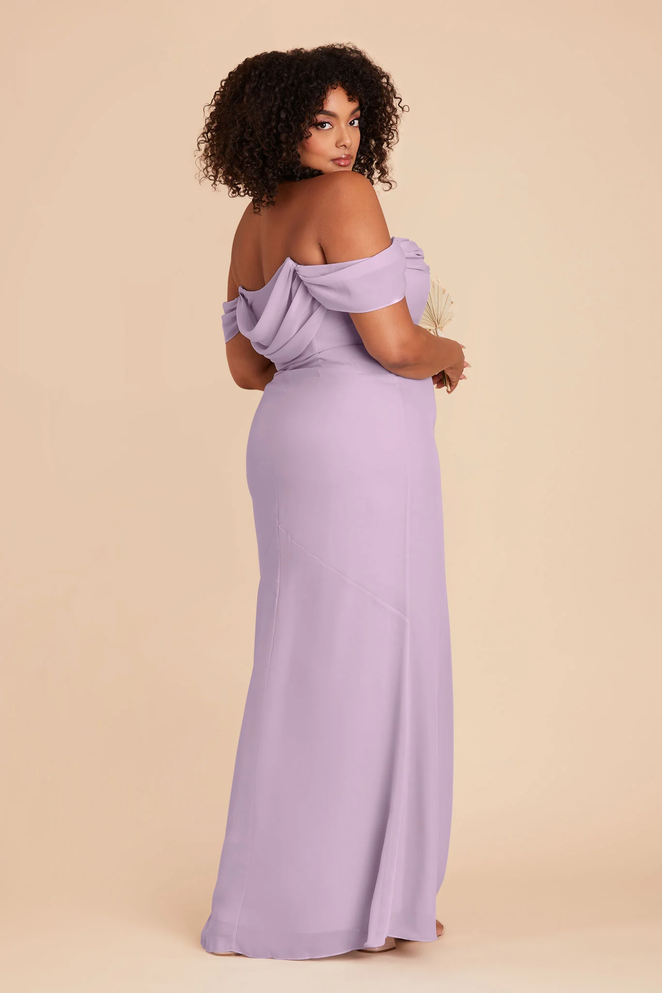 Chiffon Lavender Dress - XNAUWBI