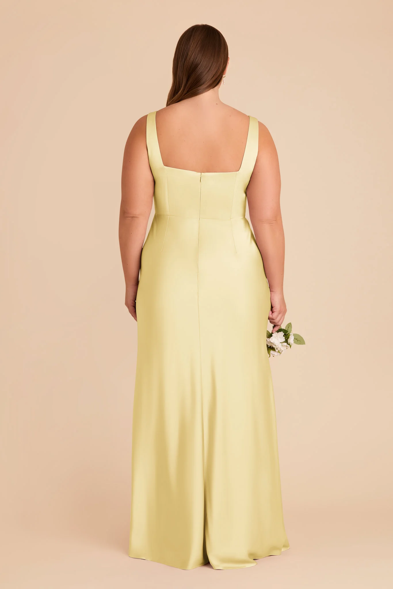 Matte Satin Lemon Sorbet Dress - XNAUWBI