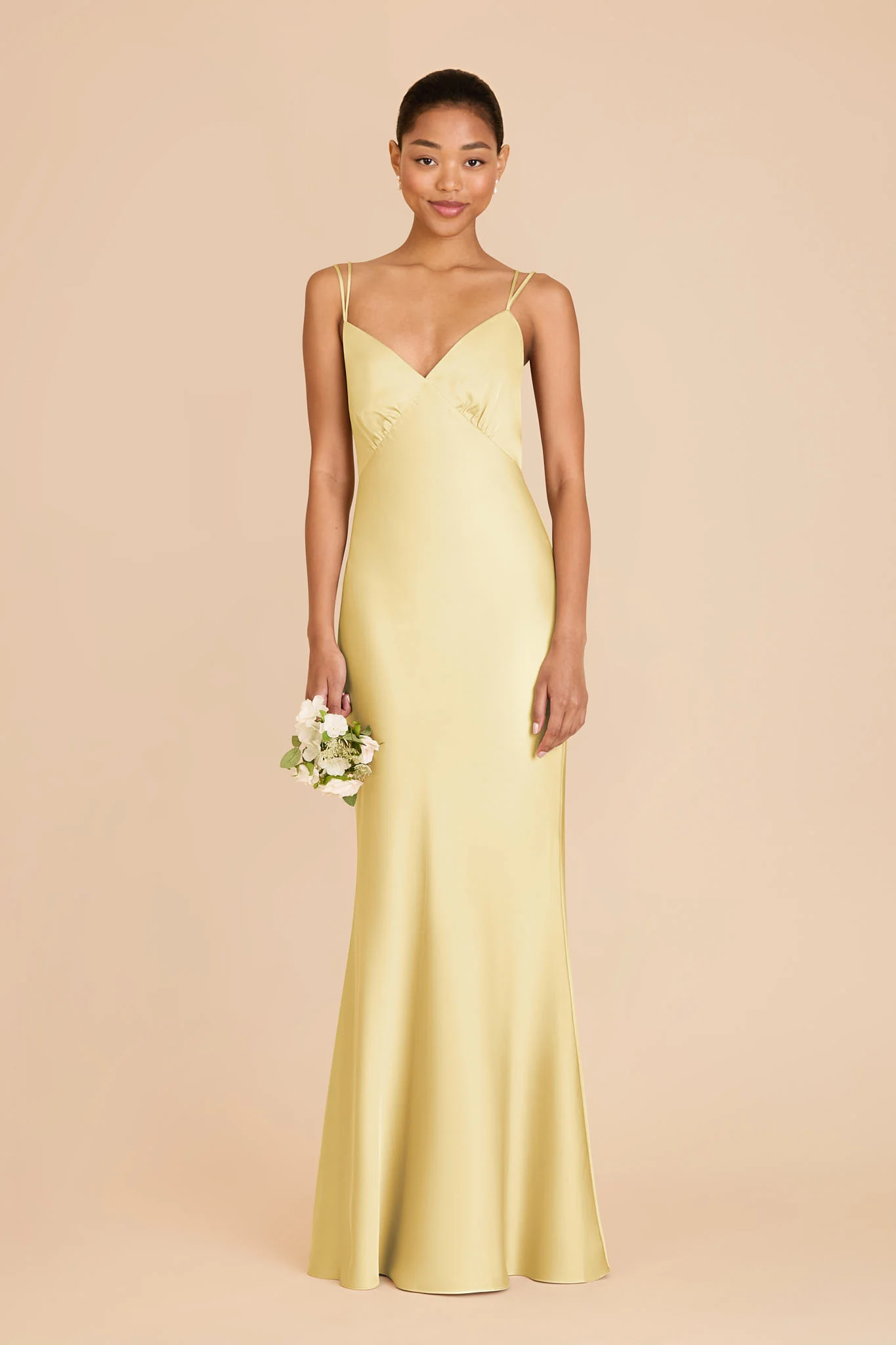 Matte Satin Lemon Sorbet Dress - XNAUWBI
