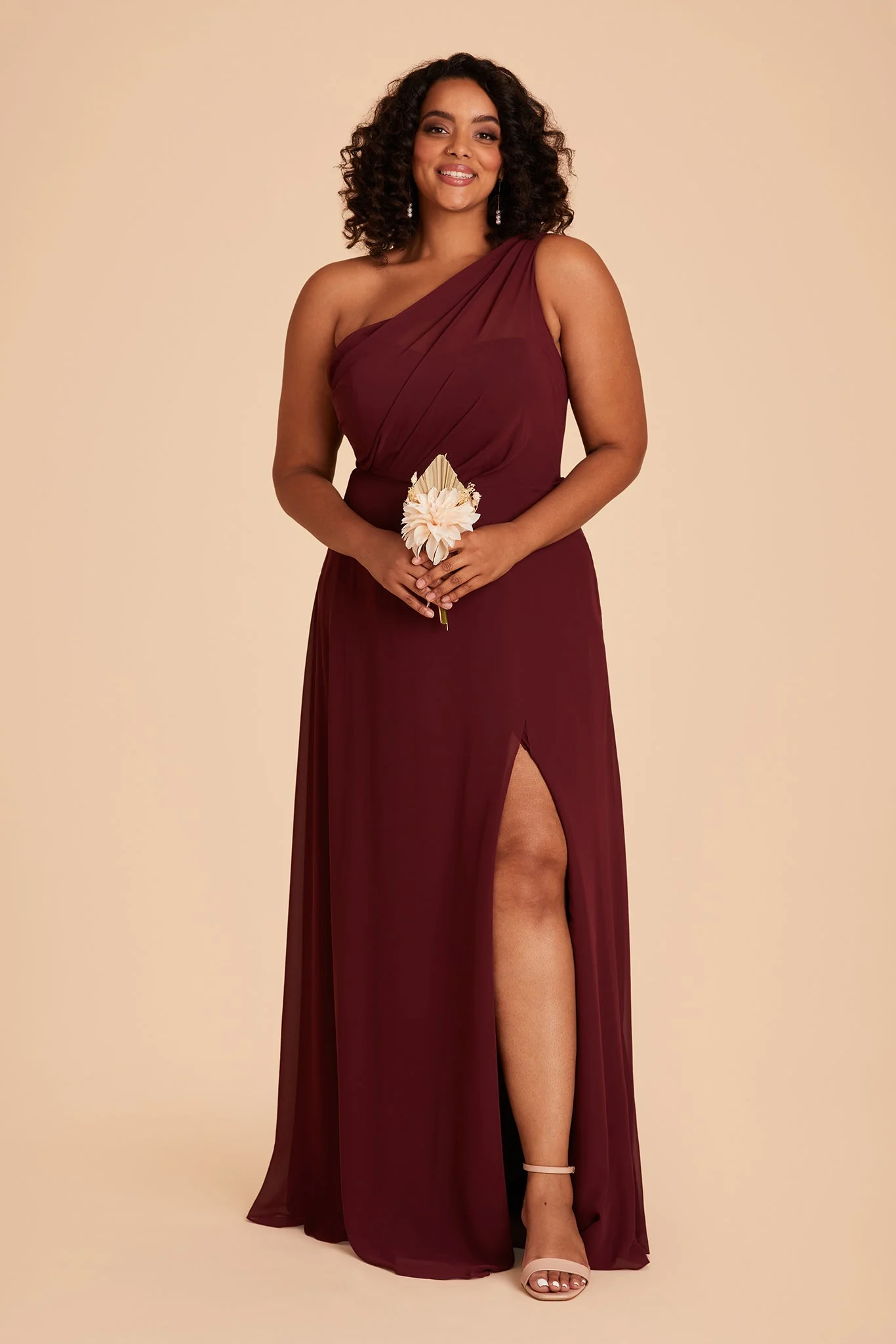 Chiffon Cabernet Dress - XNAUWBI