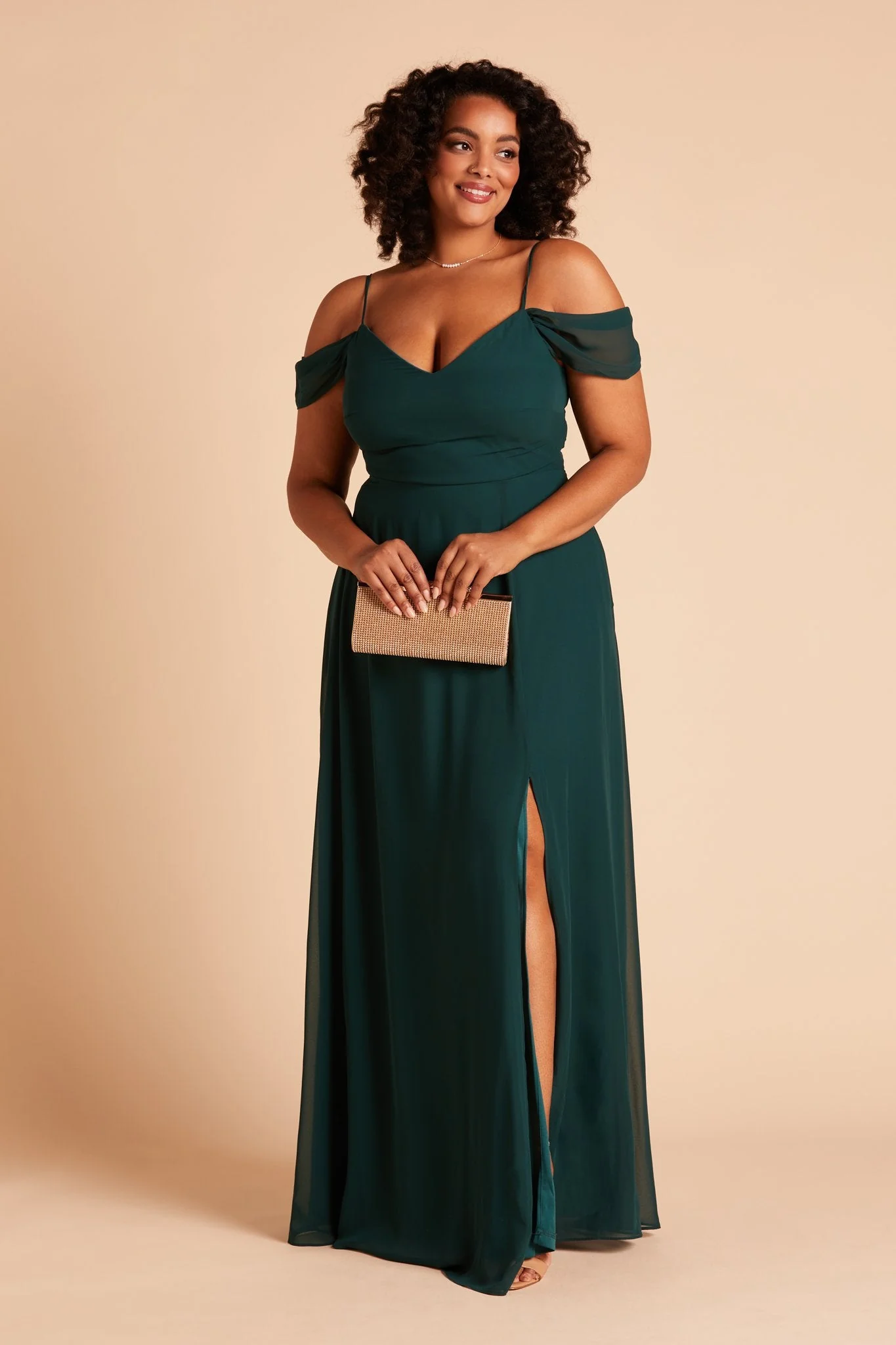 Chiffon Emerald Dress - XNAUWBI