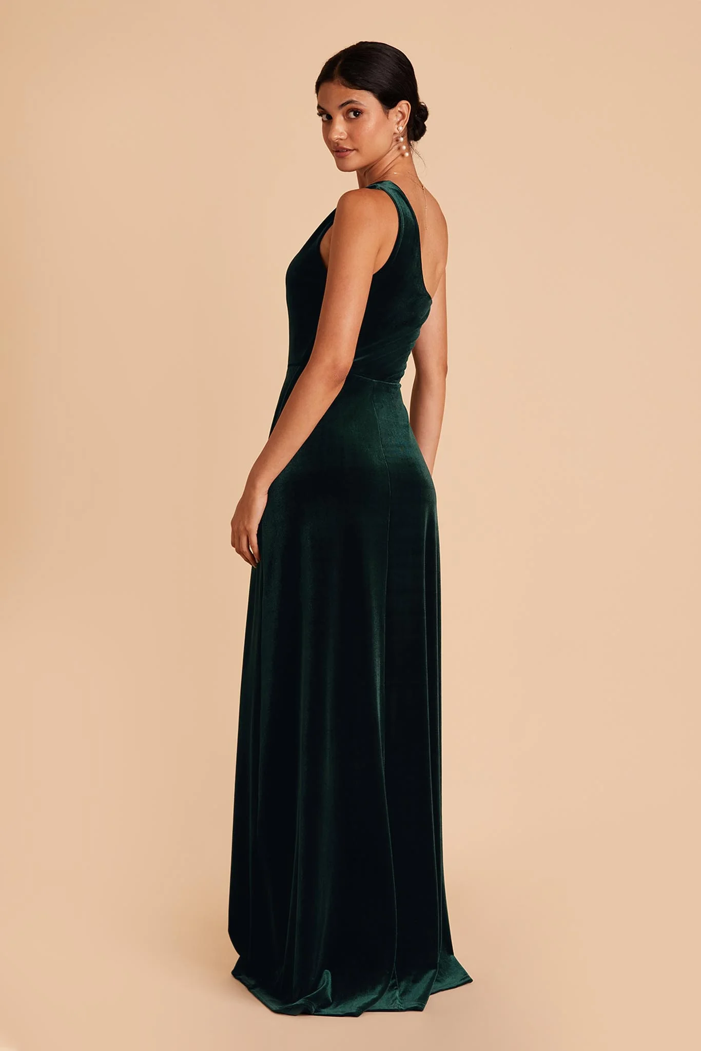 Velvet Emerald Dress - XNAUWBI