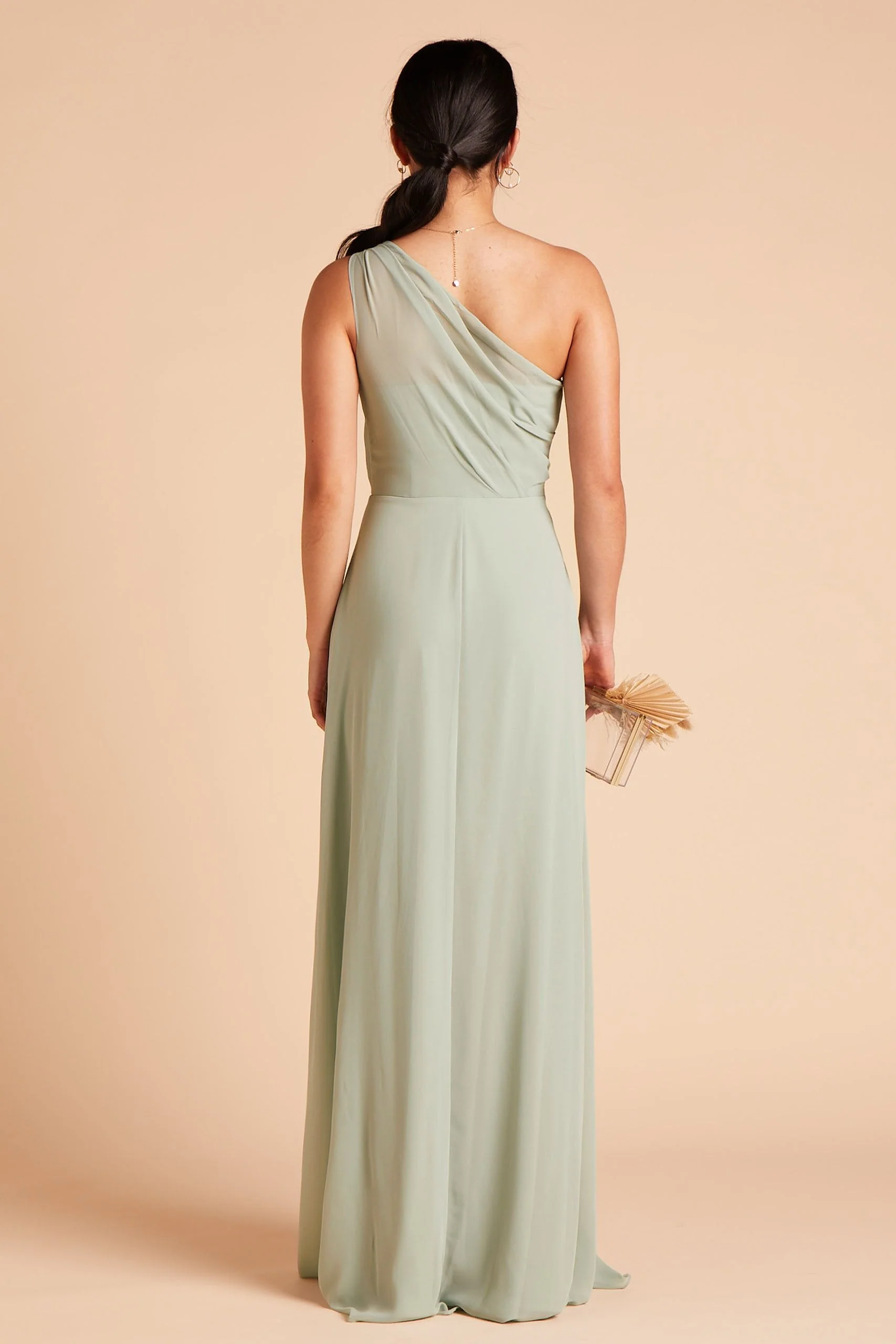 Chiffon Sage Dress - XNAUWBI