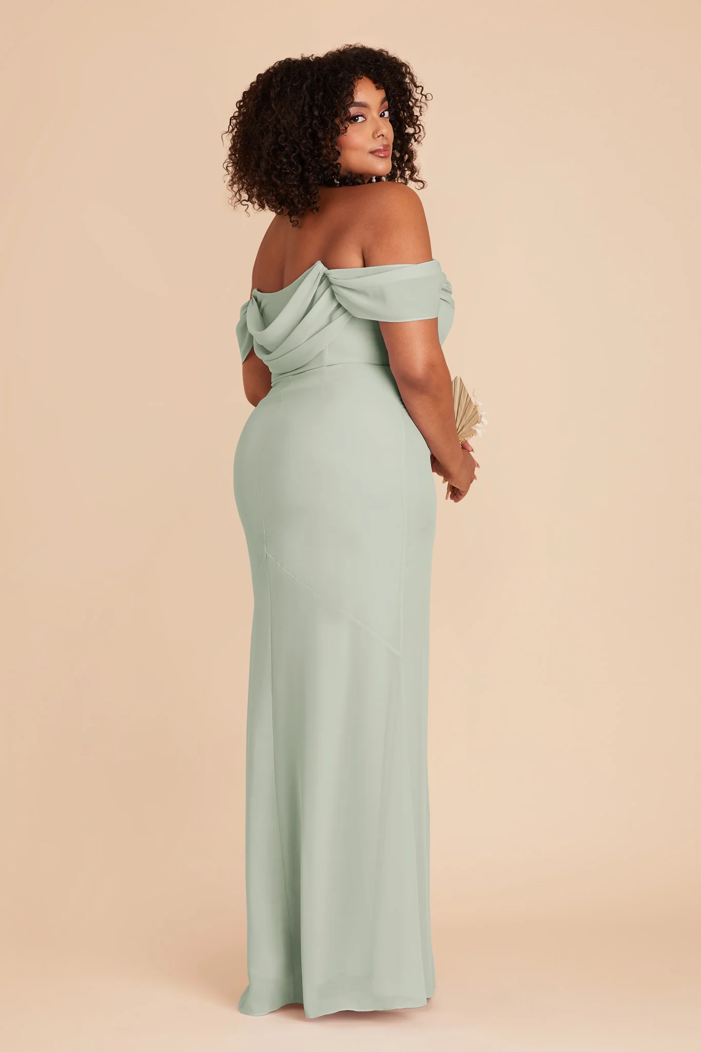 Chiffon Sage Dress - XNAUWBI