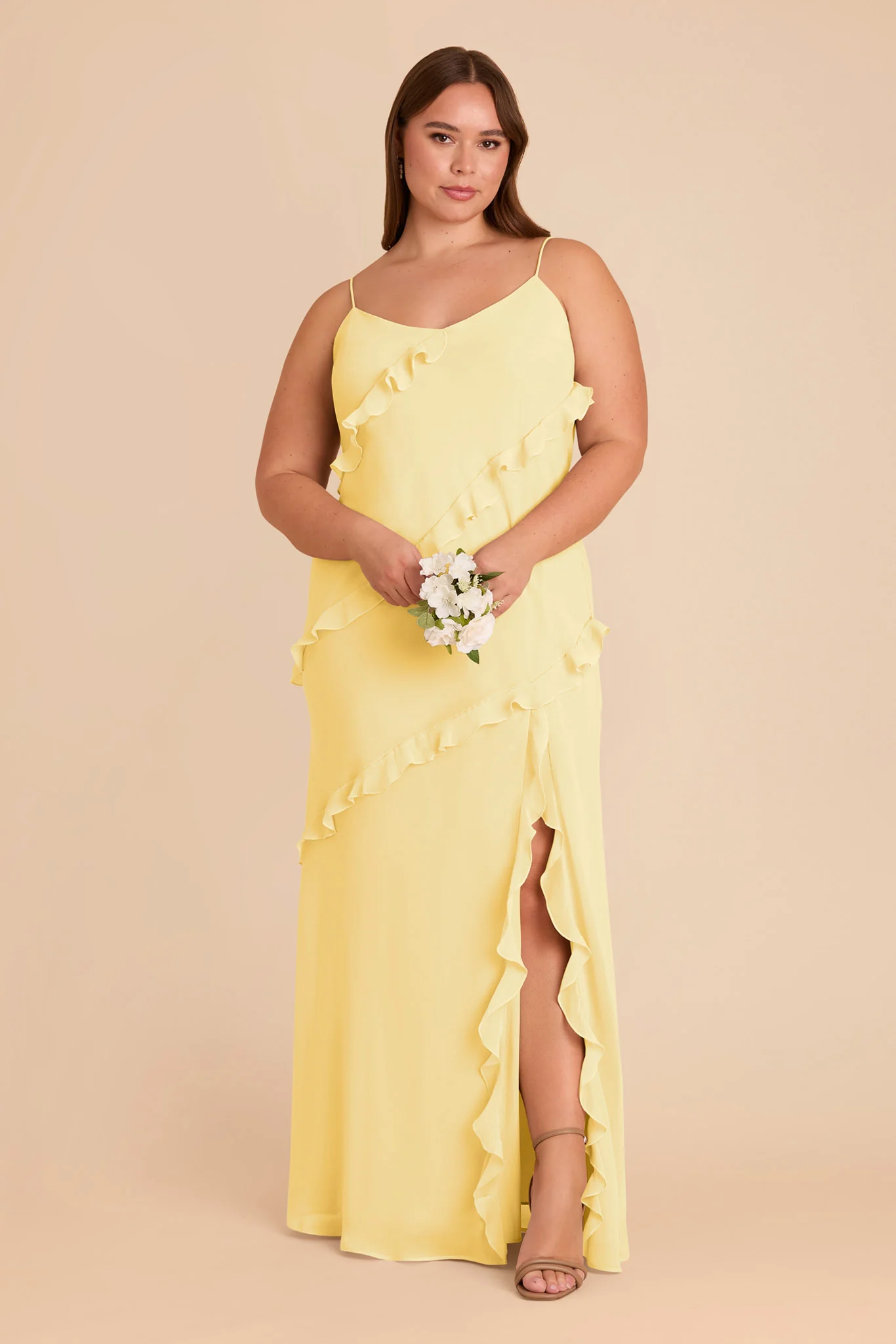 Chiffon Lemon Sorbet Dress - XNAUWBI