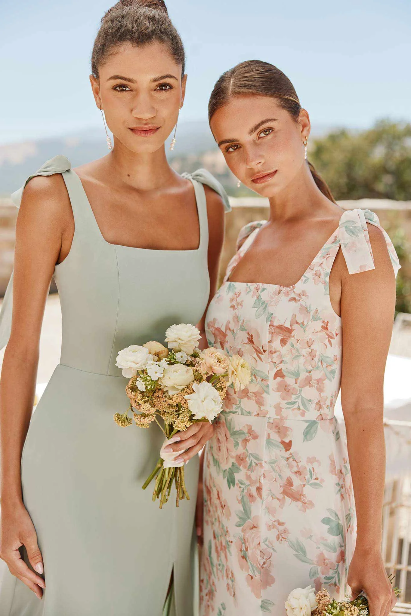 Chiffon Sage Dress - XNAUWBI