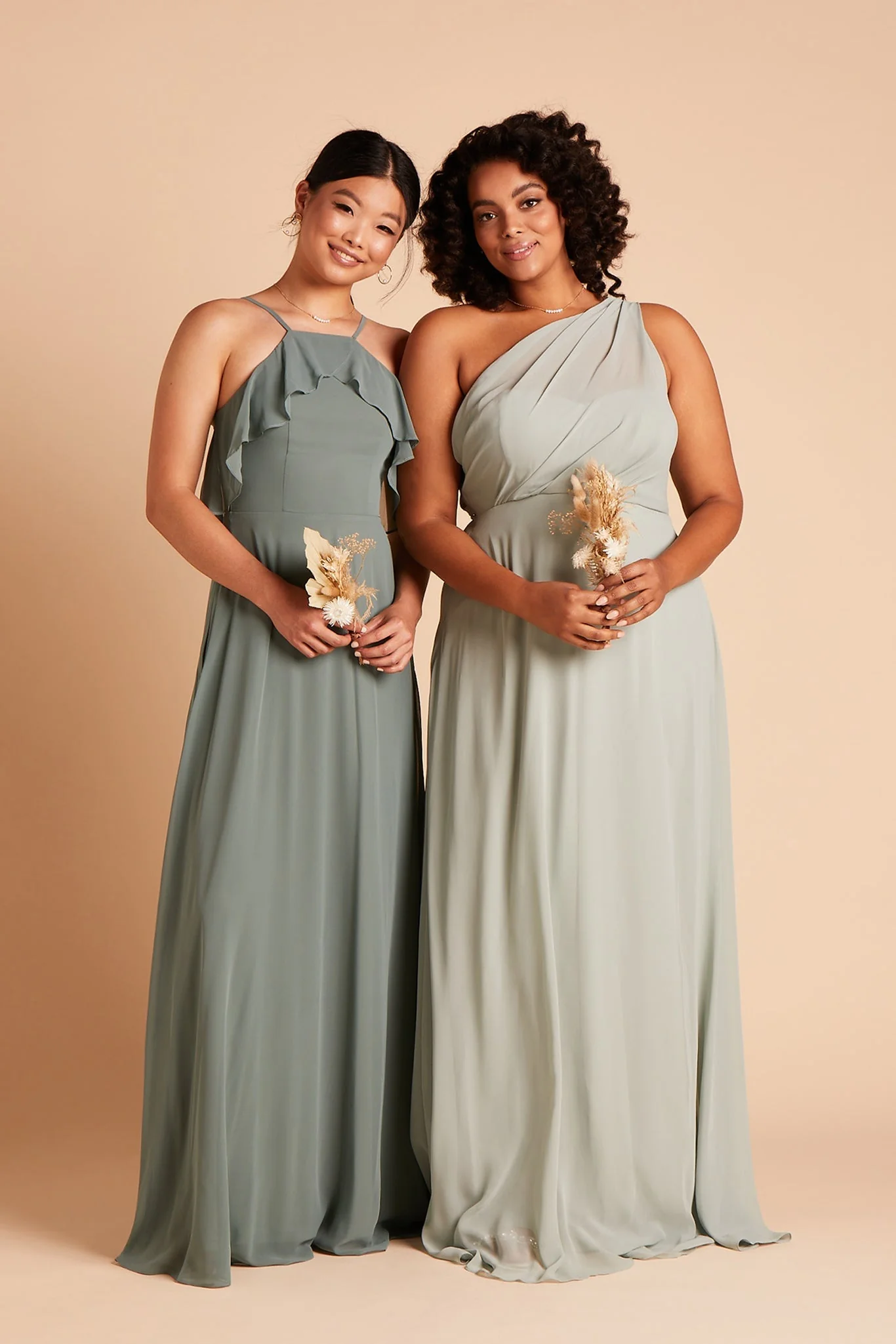 Chiffon Sage Dress - XNAUWBI