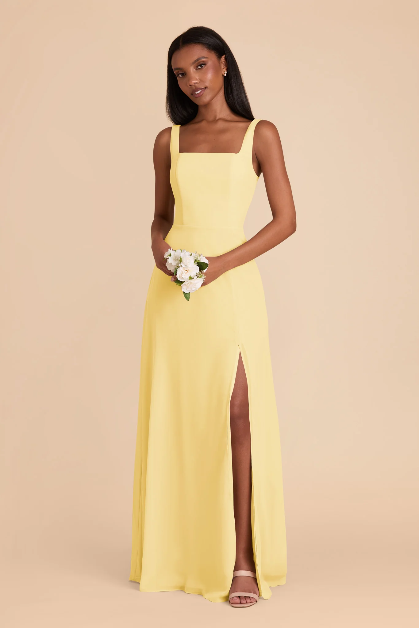 Chiffon Lemon Sorbet Dress - XNAUWBI