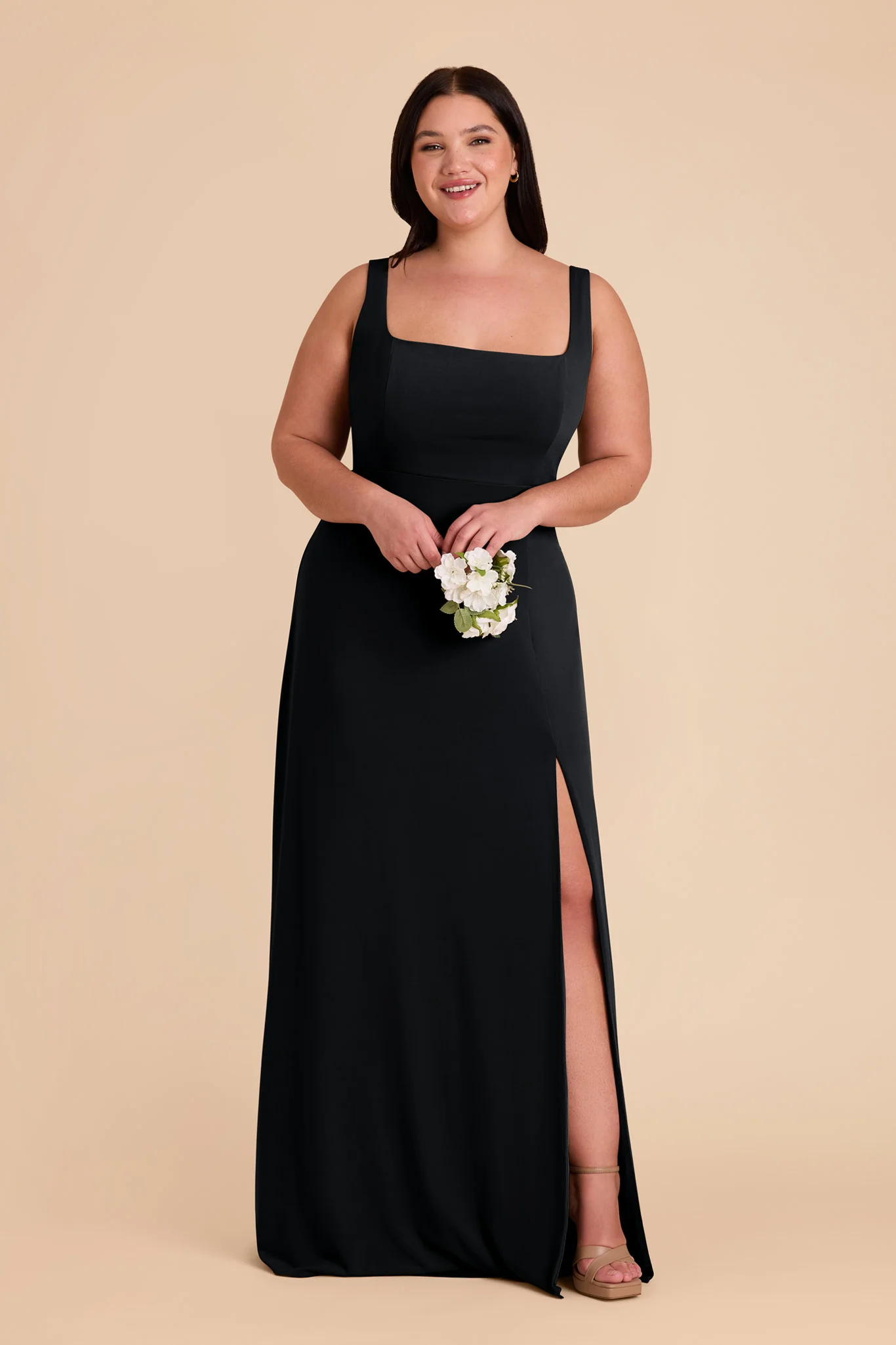 Luxe Knit Black Dress - XNAUWBI