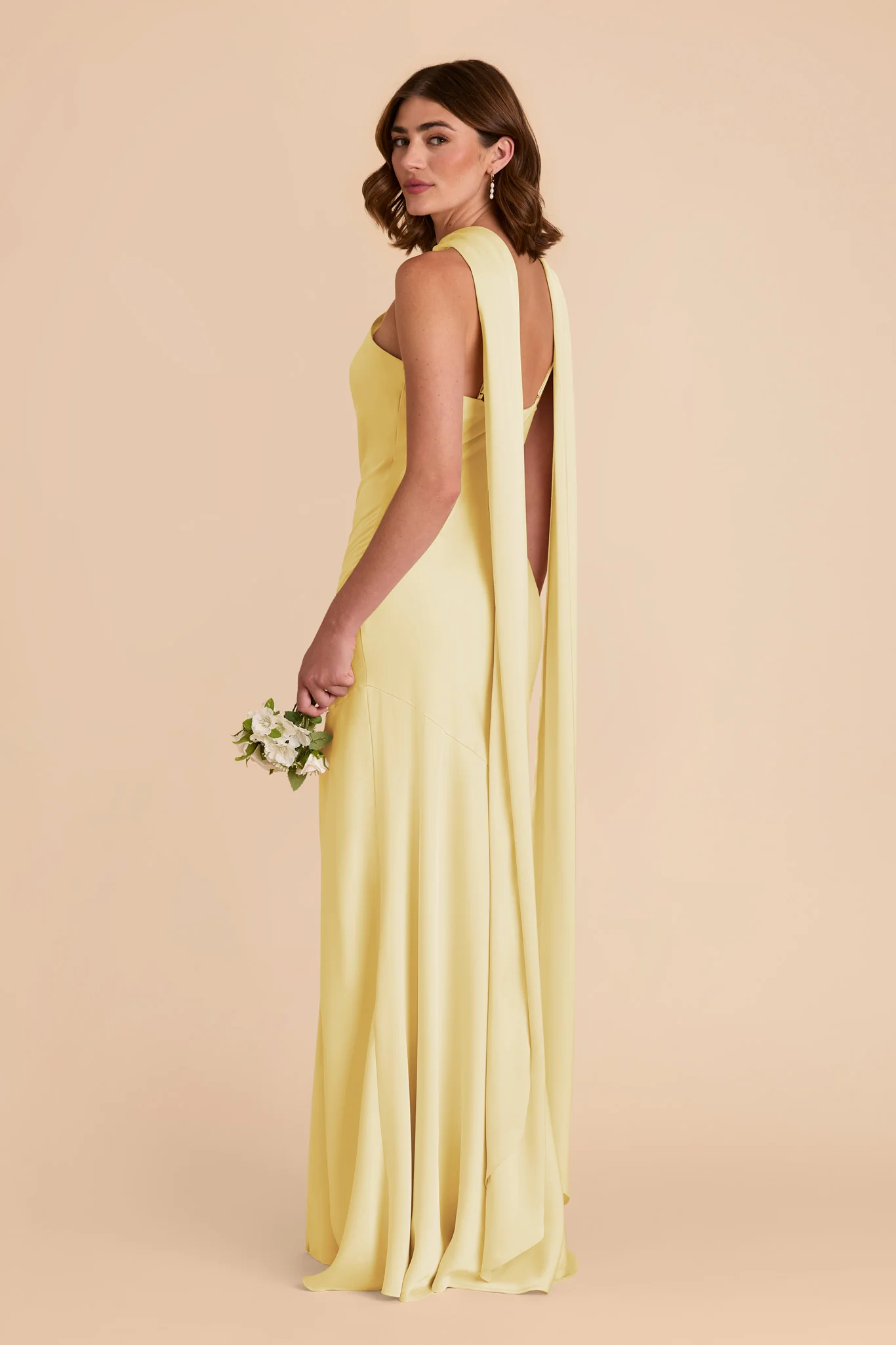 Matte Satin Lemon Sorbet Dress - XNAUWBI