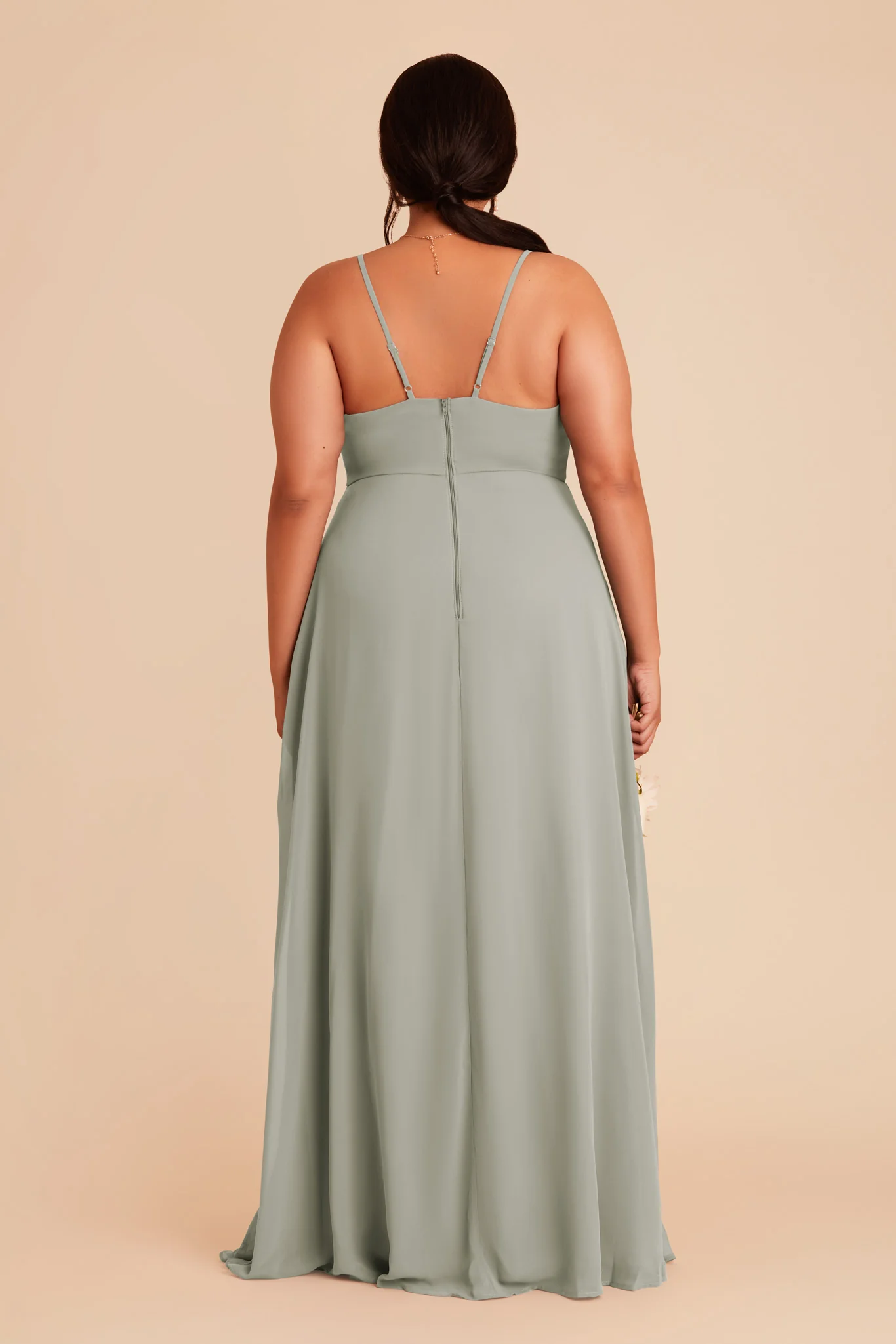 Chiffon Sage Dress - XNAUWBI