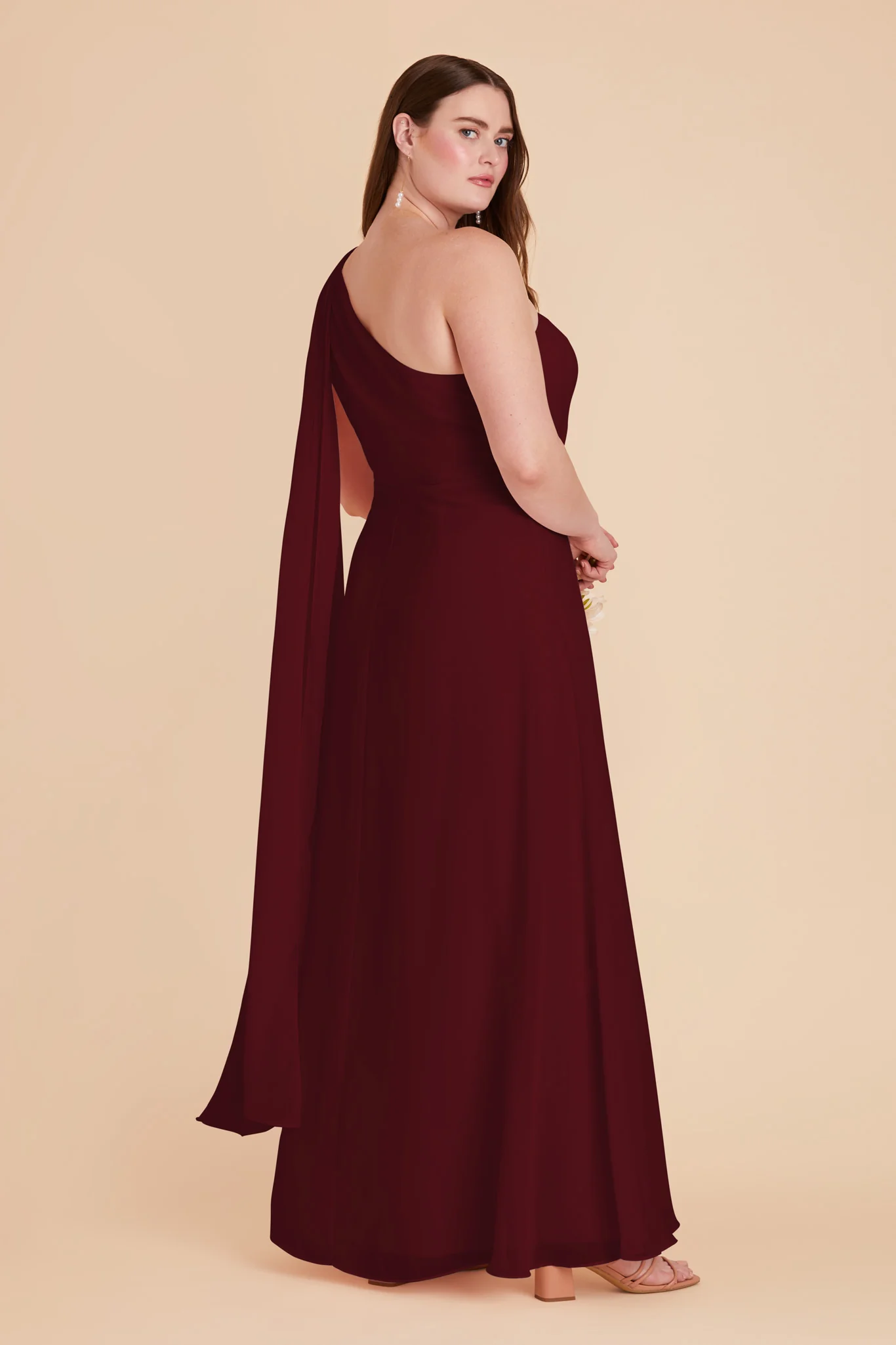 Chiffon Cabernet Dress - XNAUWBI