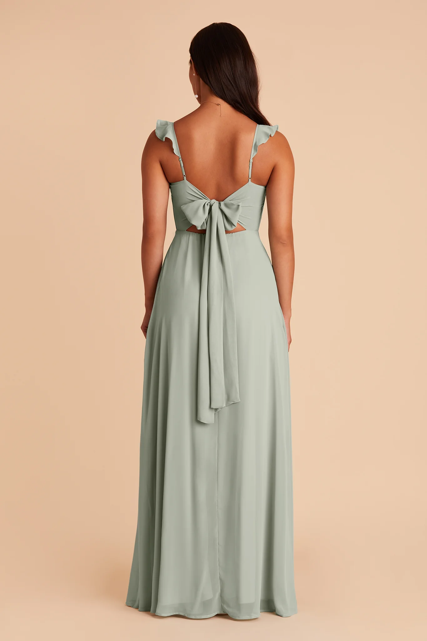 Chiffon Sage Dress - XNAUWBI