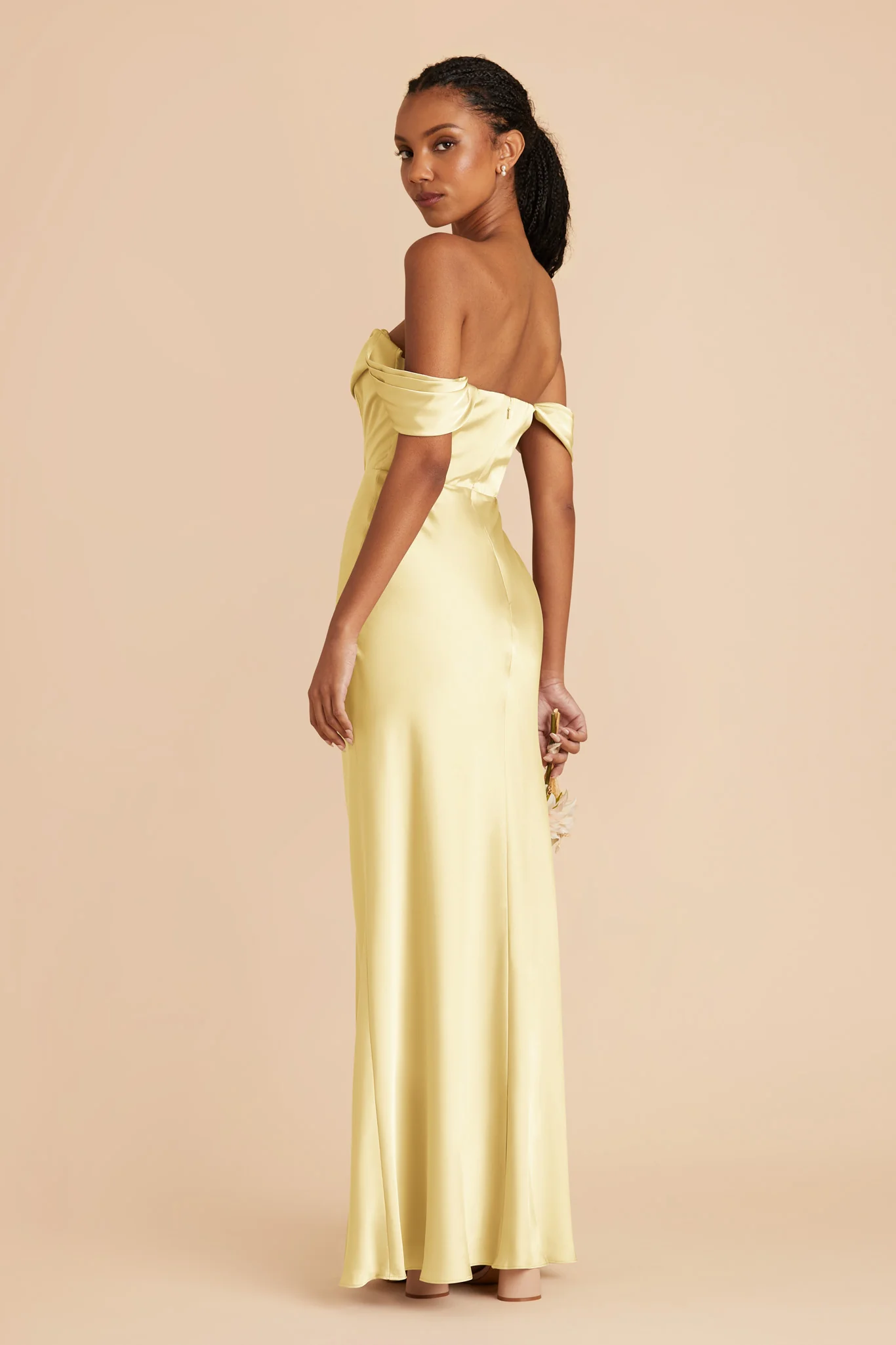 Matte Satin Lemon Sorbet Dress - XNAUWBI