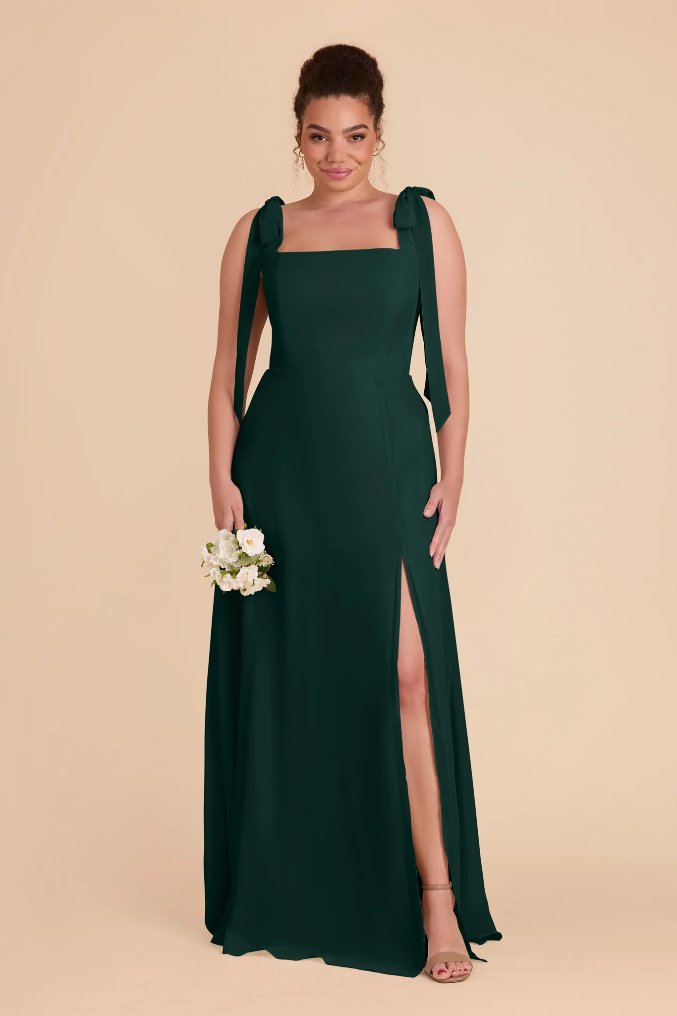 Chiffon Emerald Dress - XNAUWBI