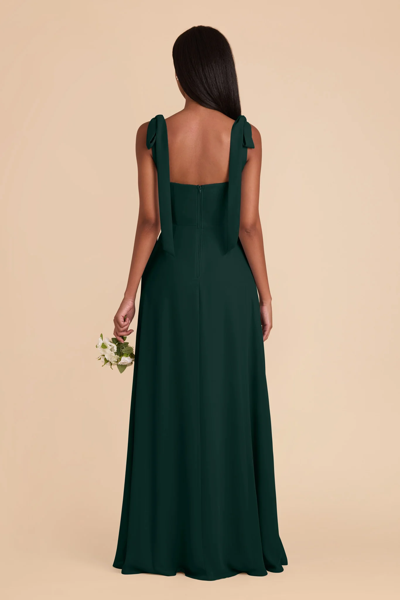 Chiffon Emerald Dress - XNAUWBI