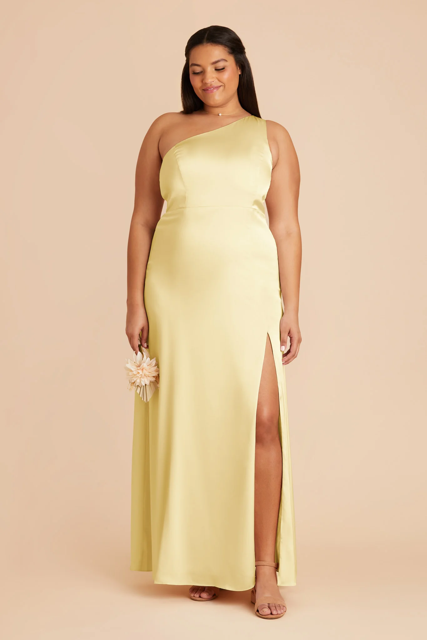 Matte Satin Lemon Sorbet Dress - XNAUWBI
