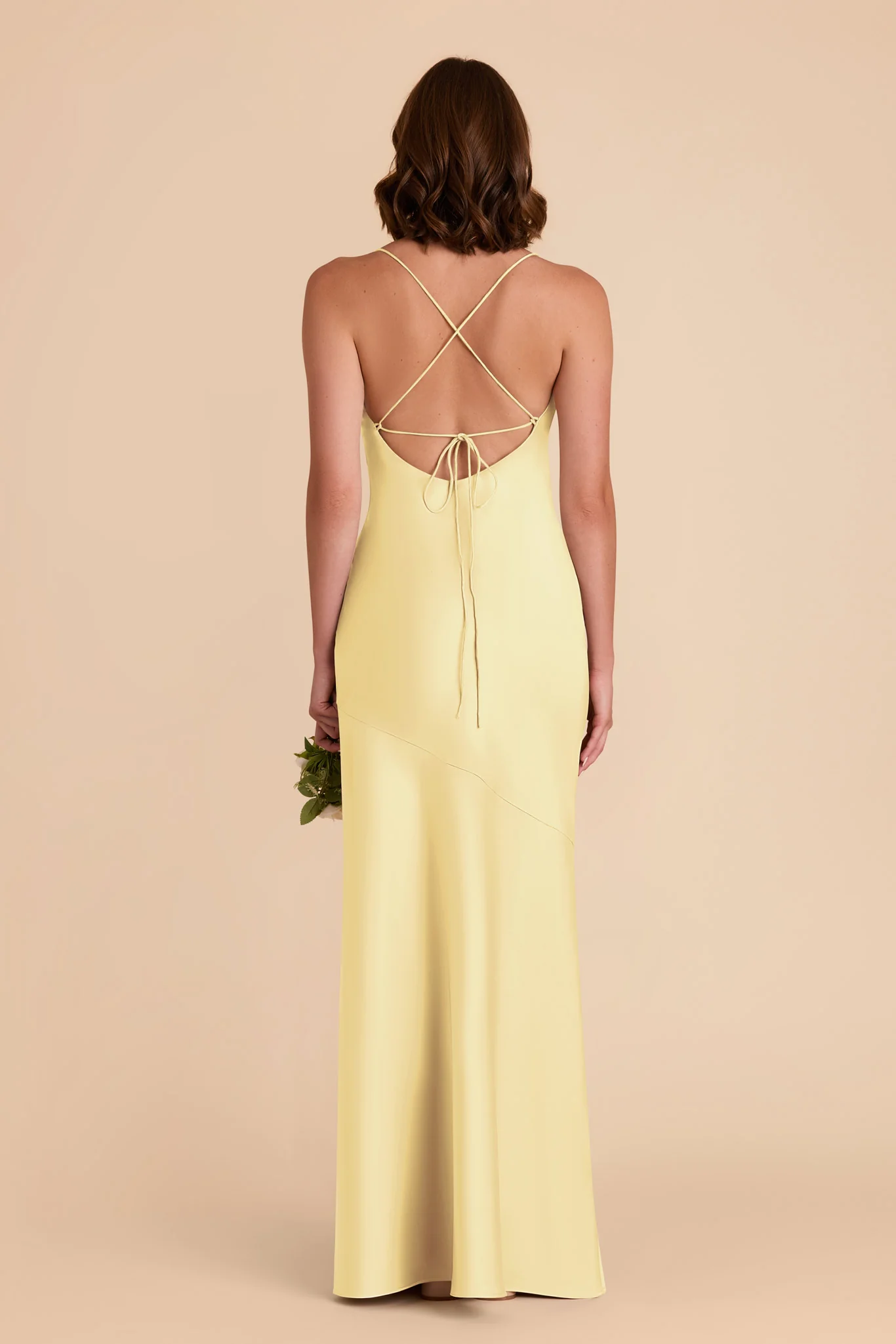 Matte Satin Lemon Sorbet Dress - XNAUWBI