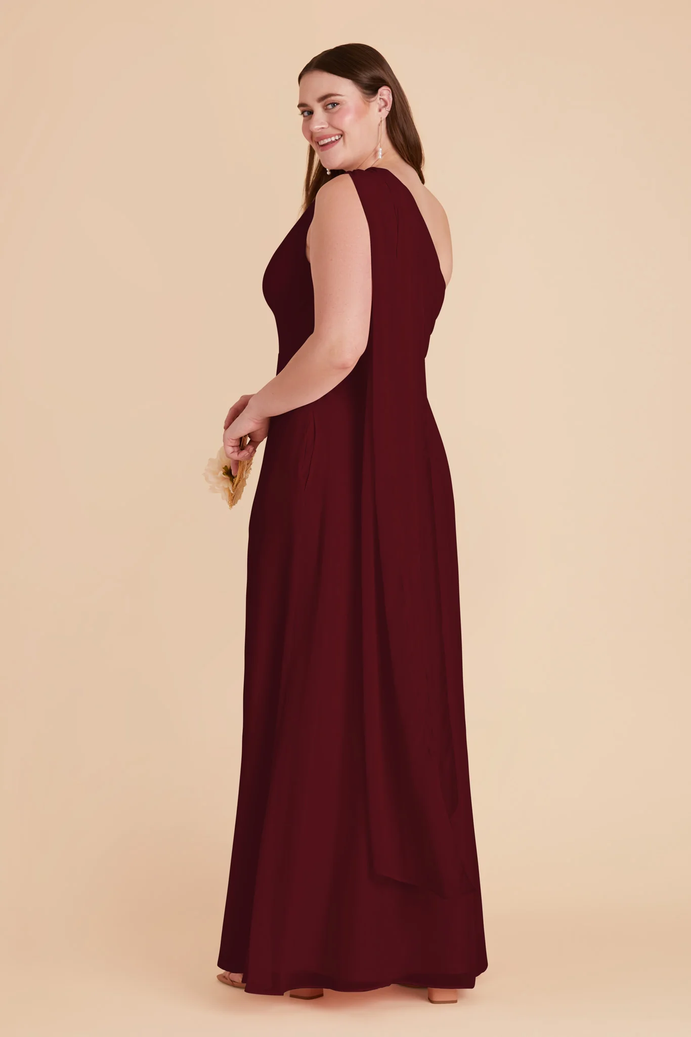 Chiffon Cabernet Dress - XNAUWBI