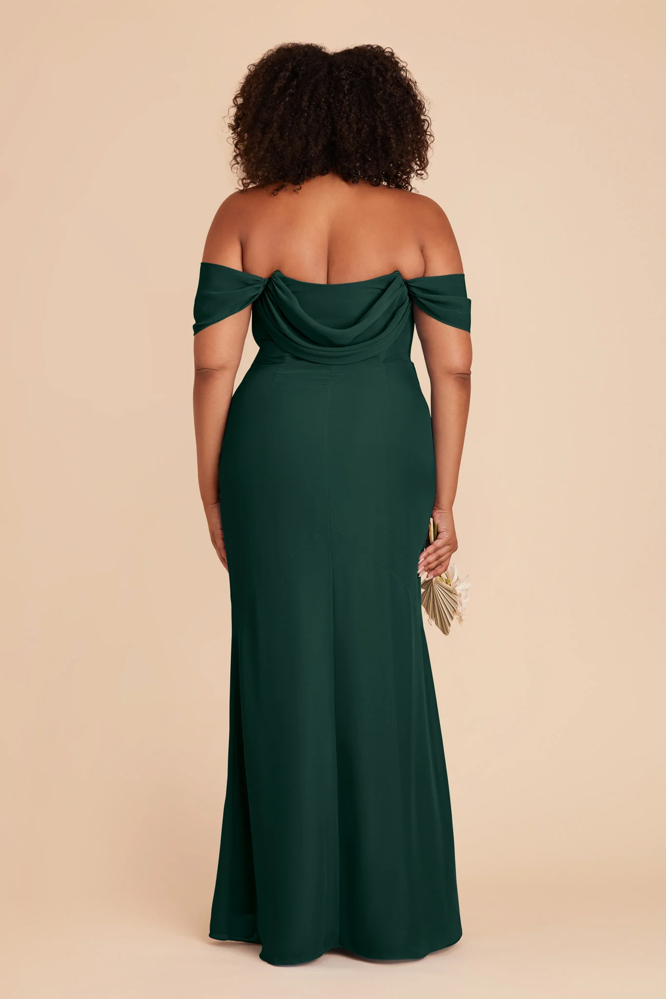 Chiffon Emerald Dress - XNAUWBI