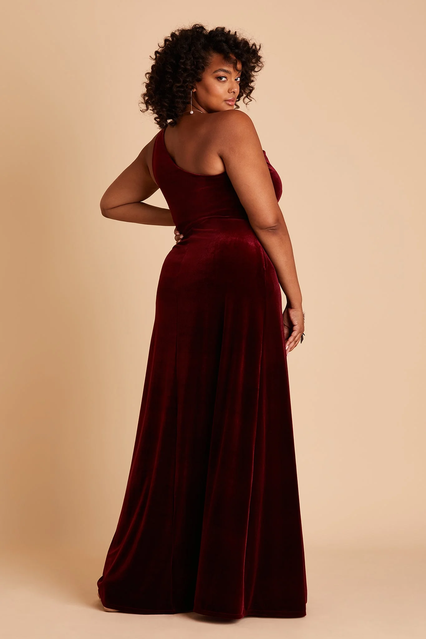 Velvet Cabernet Dress - XNAUWBI