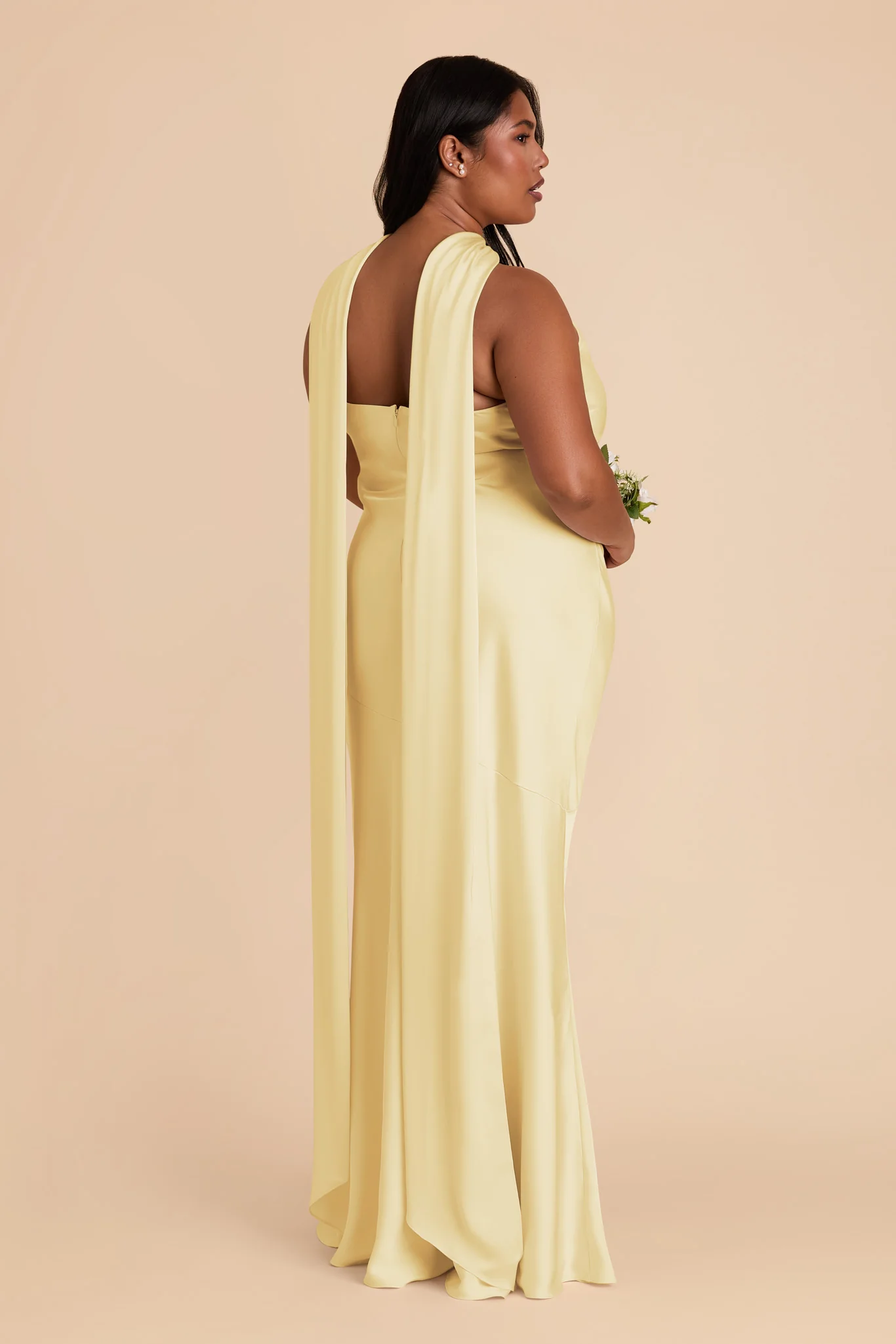 Matte Satin Lemon Sorbet Dress - XNAUWBI