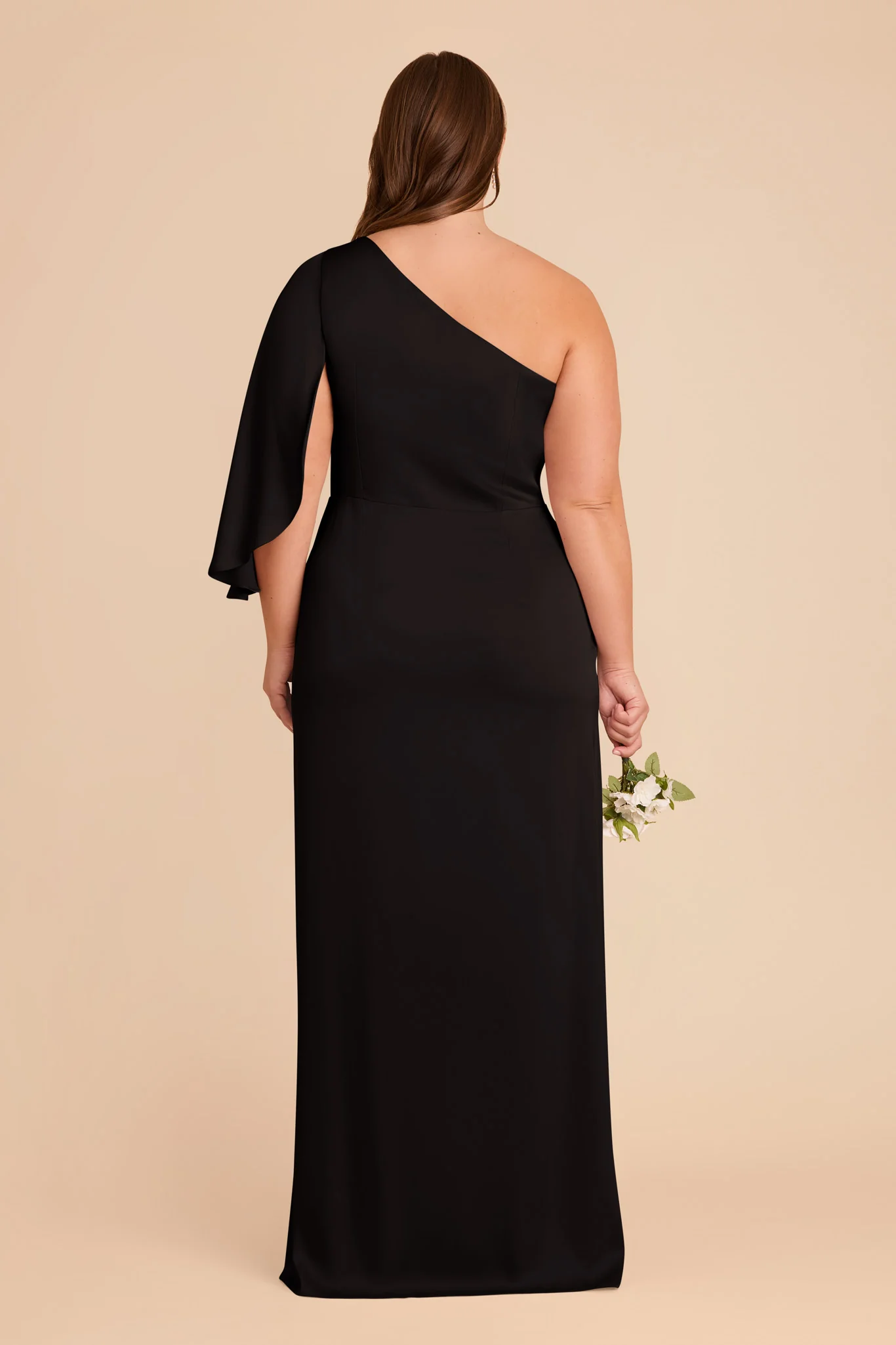 Matte Satin Black Dress - XNAUWBI
