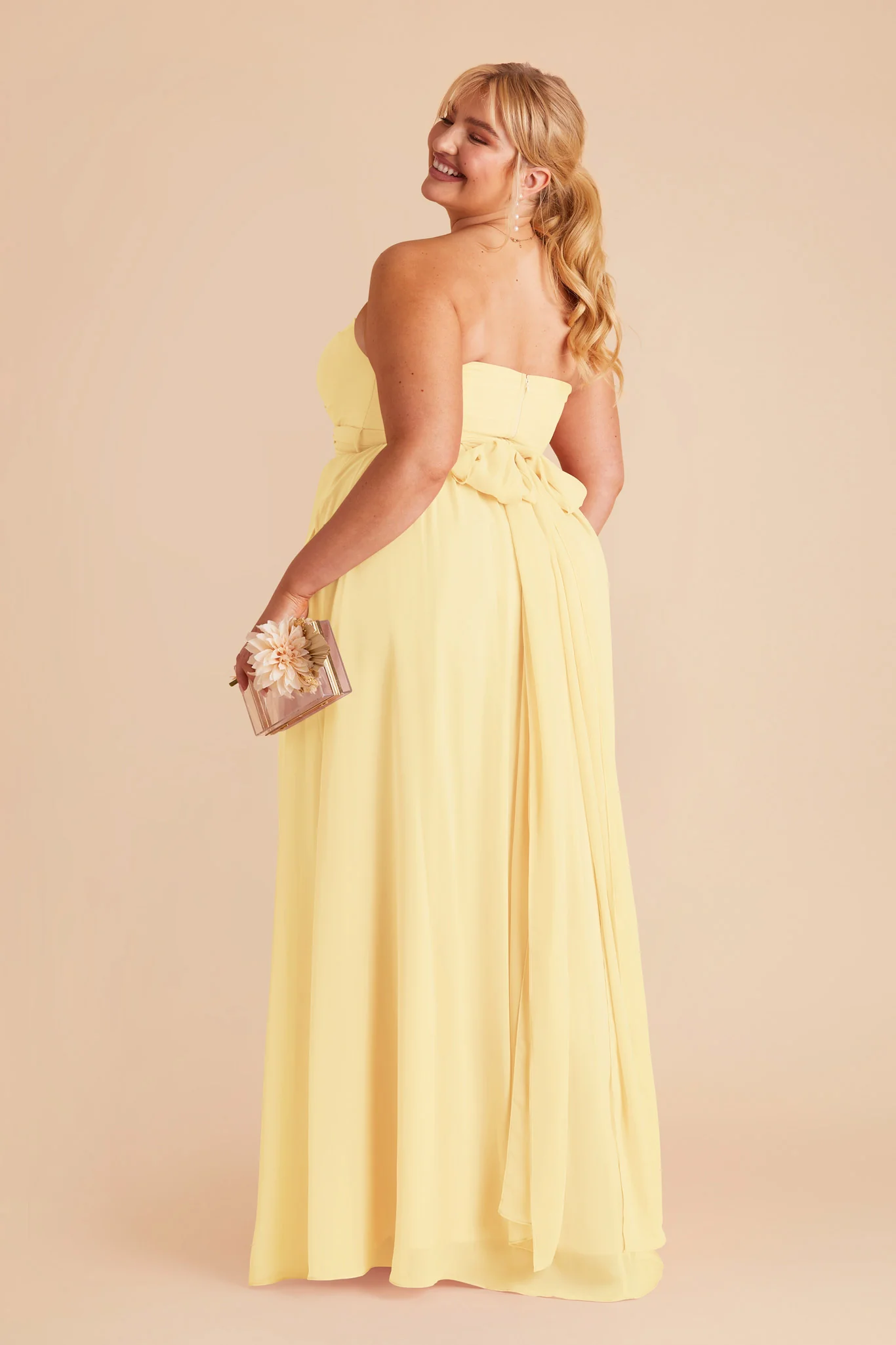 Chiffon Lemon Sorbet Dress - XNAUWBI