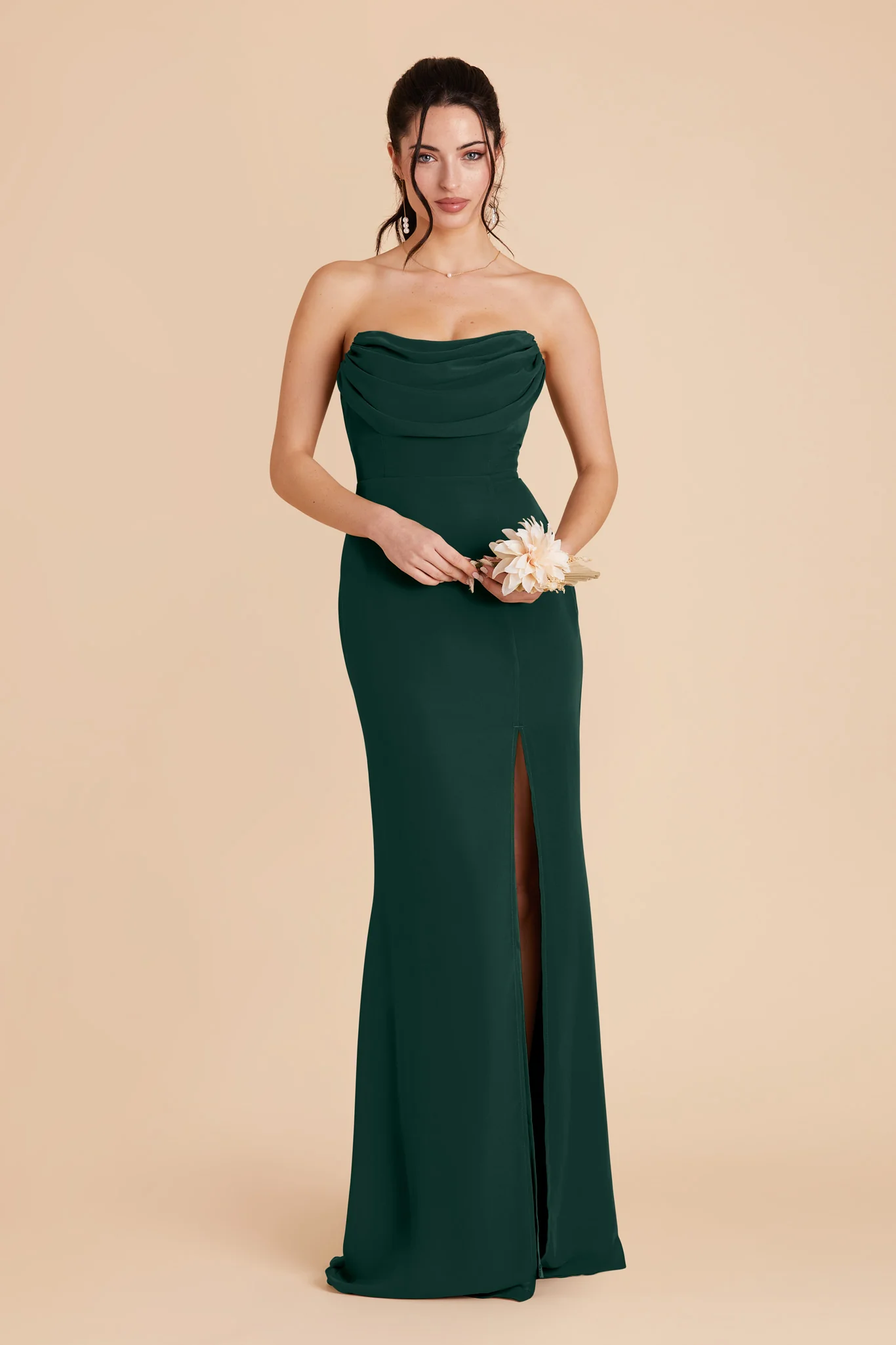 Chiffon Emerald Dress - XNAUWBI