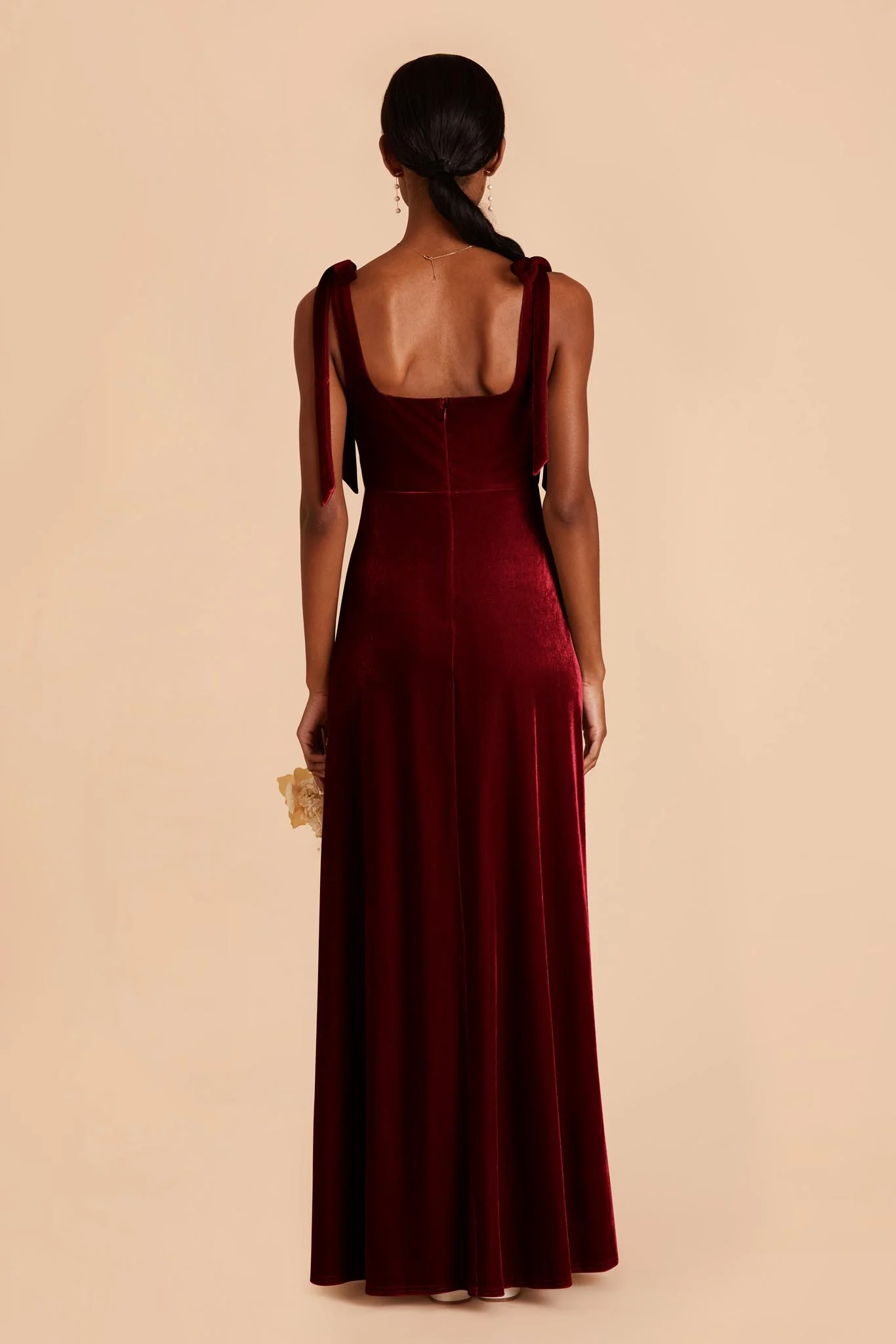 Velvet Cabernet Dress - XNAUWBI