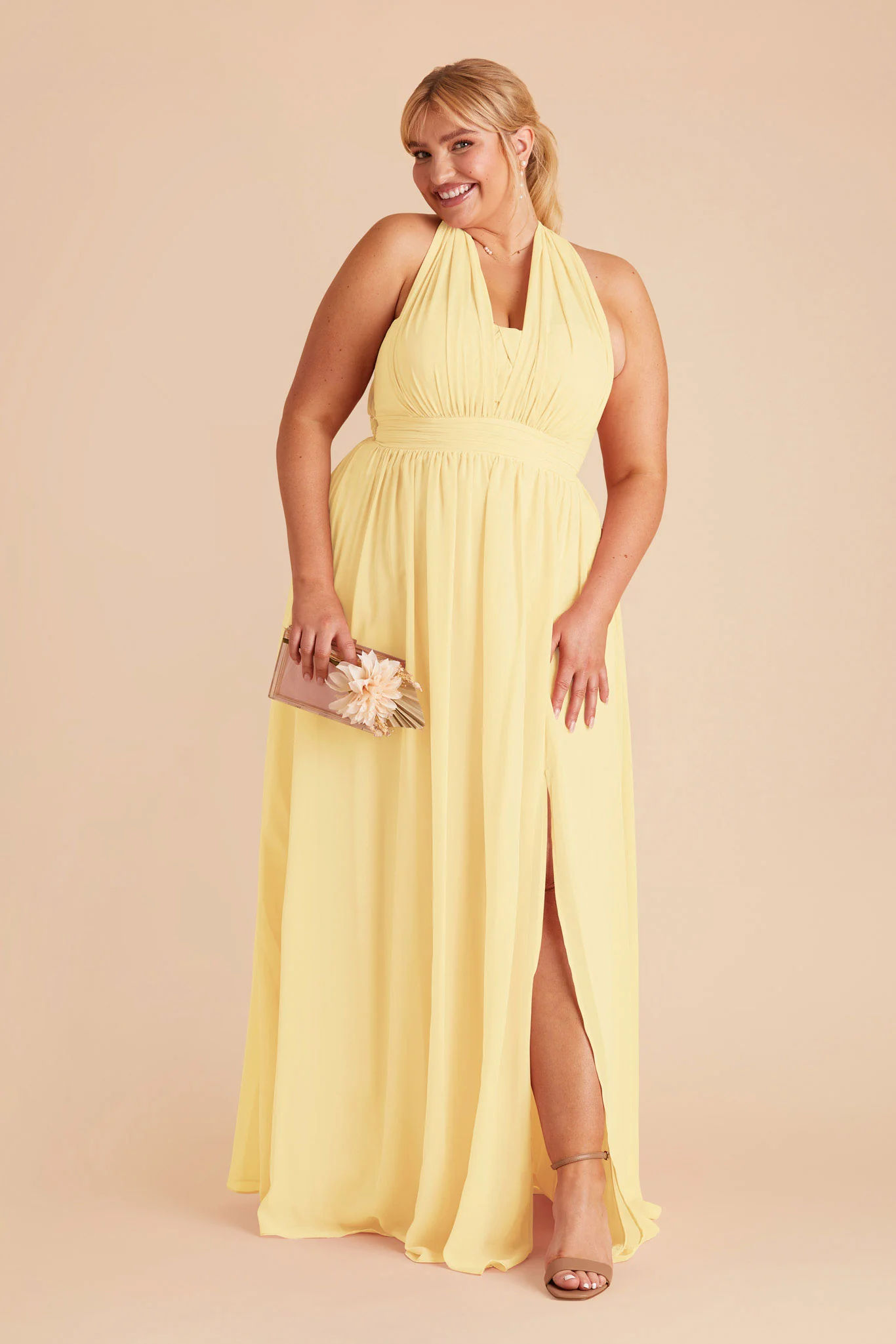 Chiffon Lemon Sorbet Dress - XNAUWBI