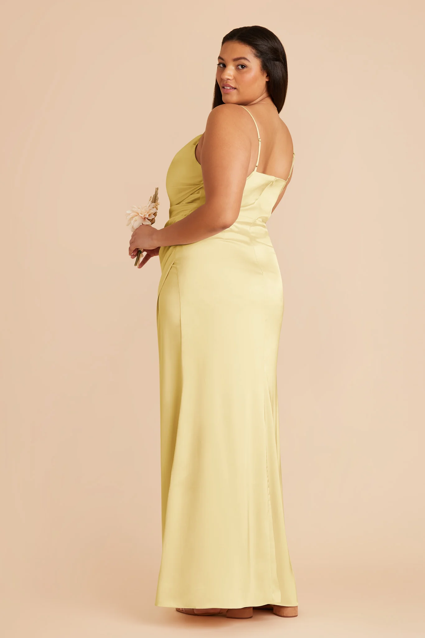 Matte Satin Lemon Sorbet Dress - XNAUWBI