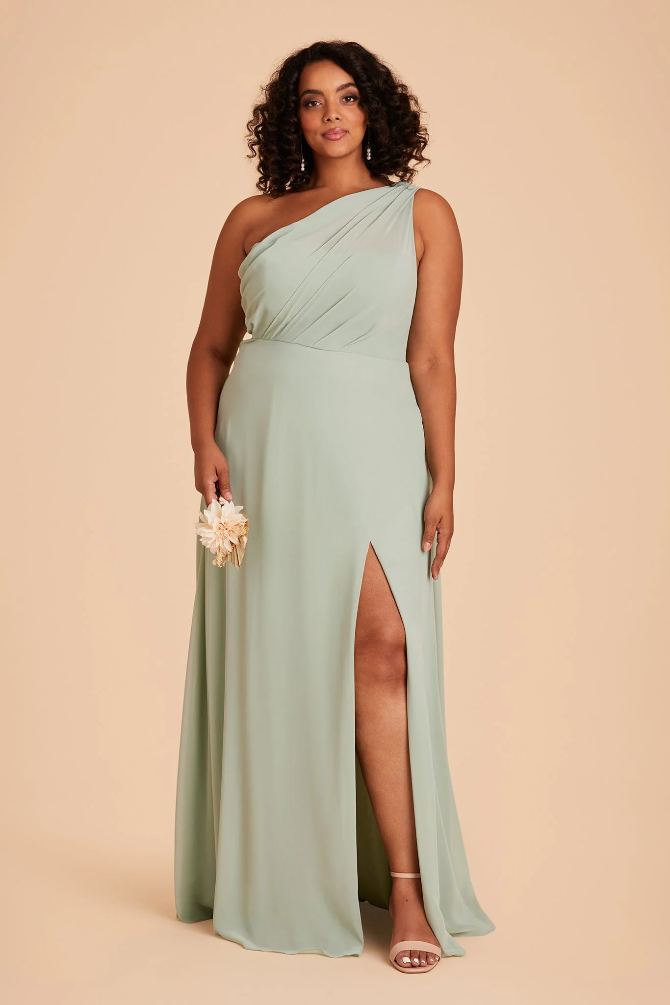 Chiffon Sage Dress - XNAUWBI