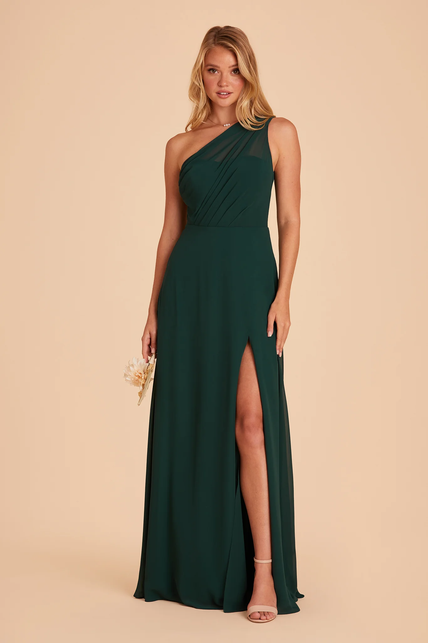 Chiffon Emerald Dress - XNAUWBI