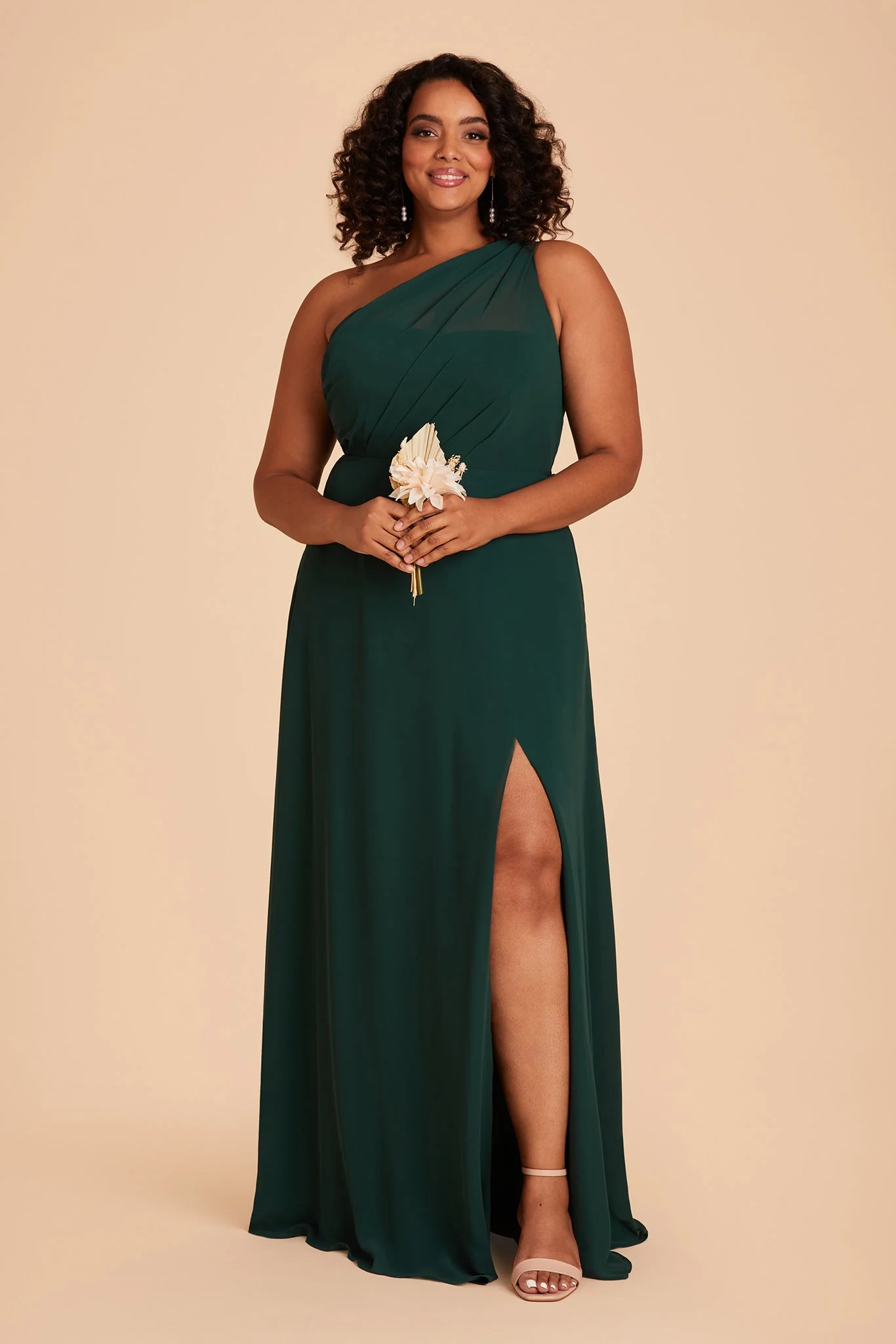 Chiffon Emerald Dress - XNAUWBI