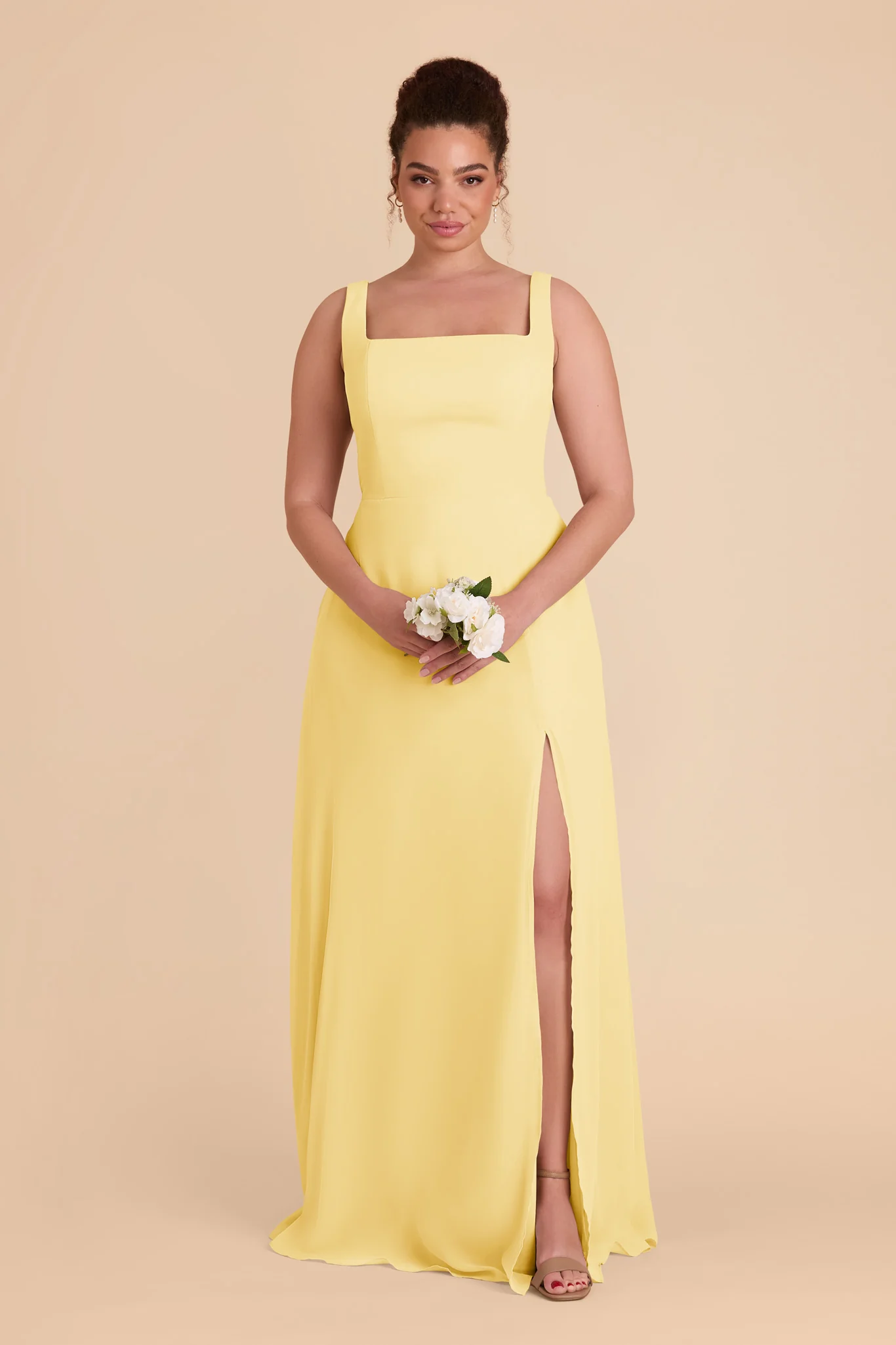 Chiffon Lemon Sorbet Dress - XNAUWBI