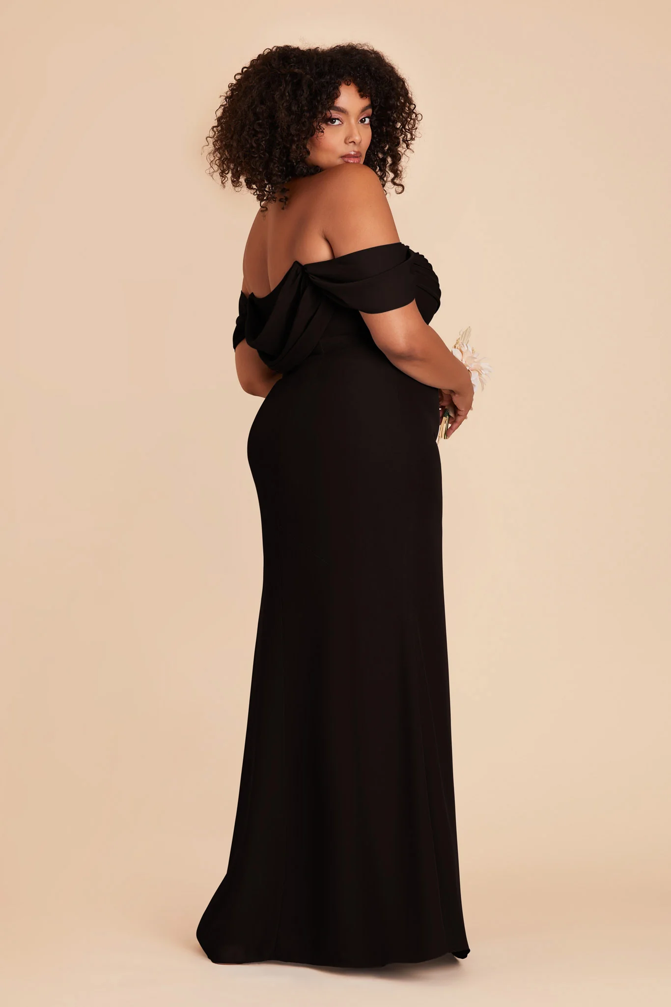 Chiffon Black Dress - XNAUWBI