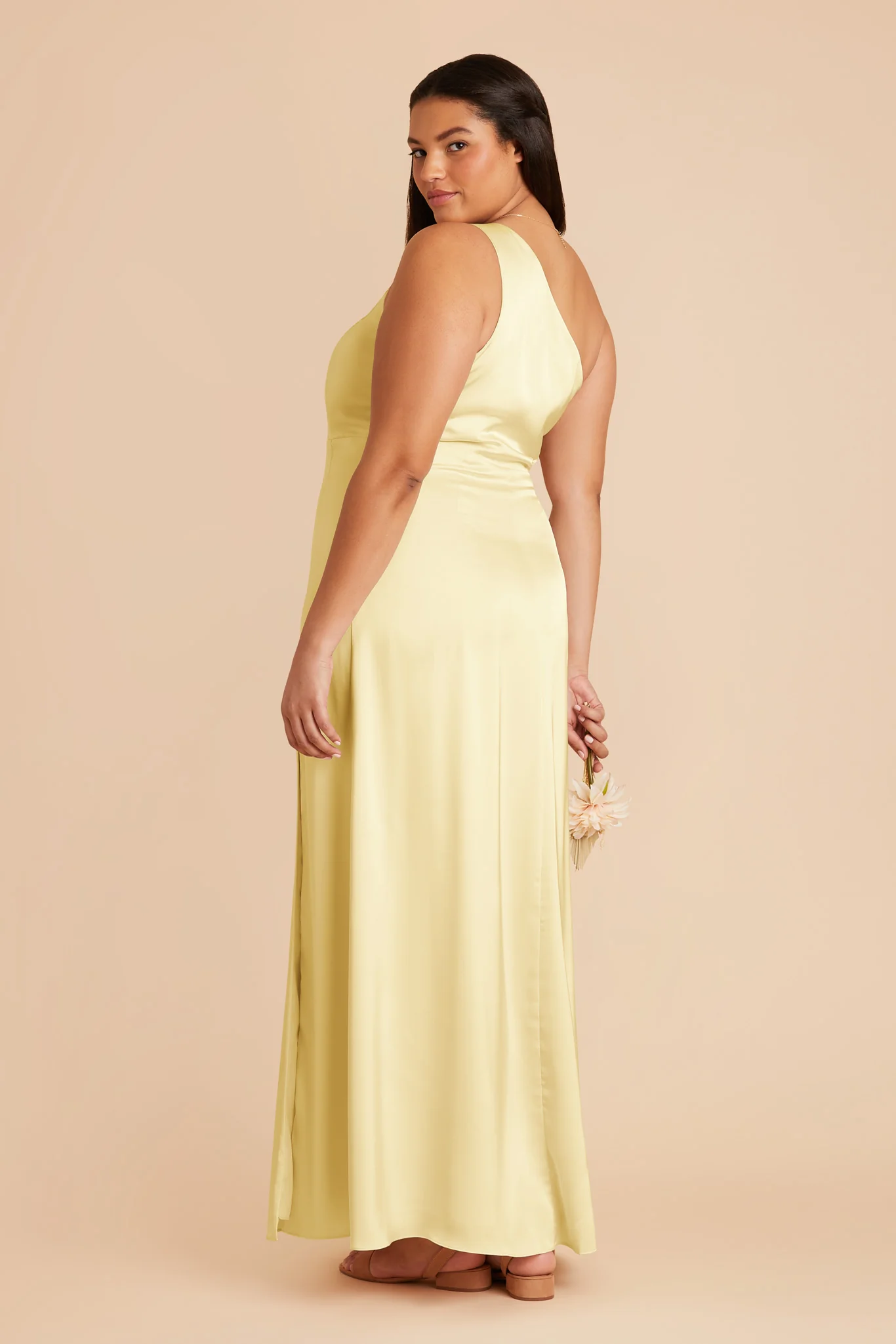 Matte Satin Lemon Sorbet Dress - XNAUWBI