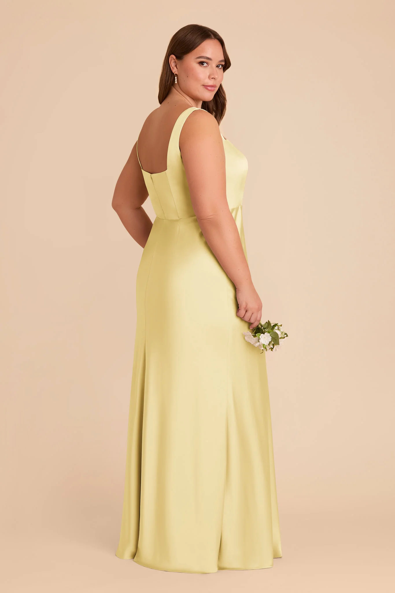 Matte Satin Lemon Sorbet Dress - XNAUWBI
