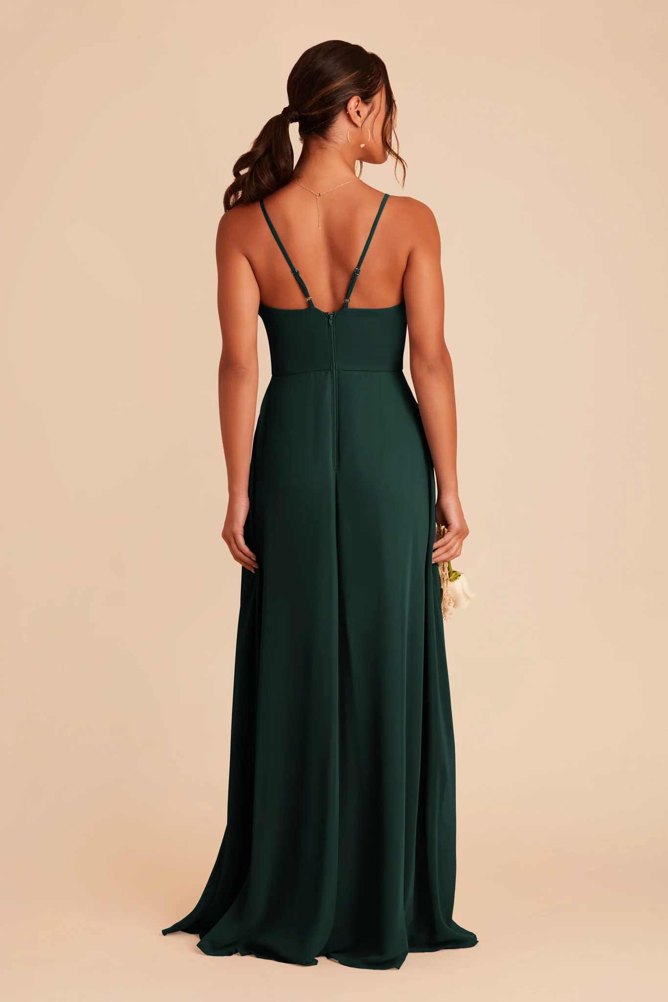 Chiffon Emerald Dress - XNAUWBI