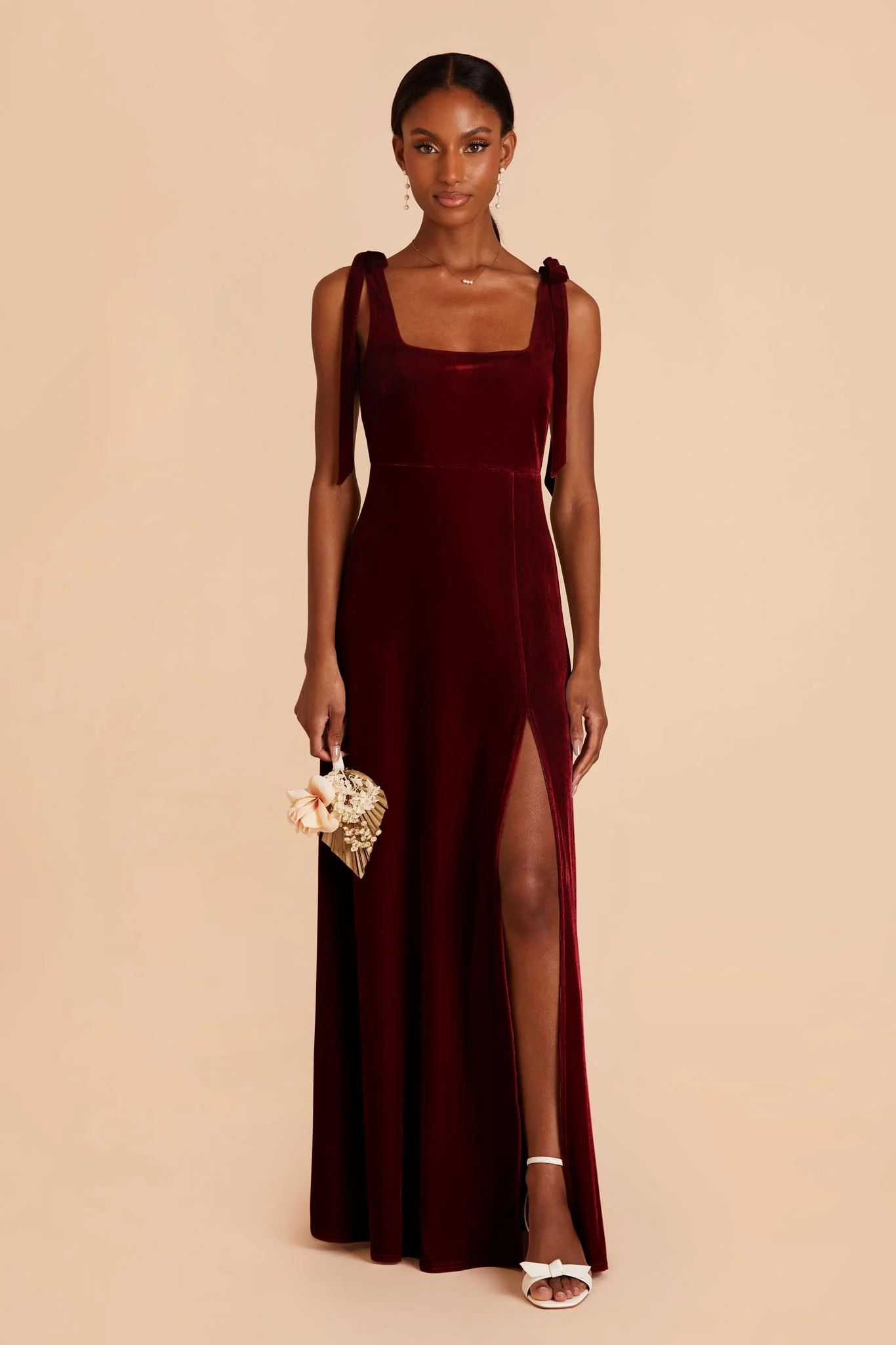 Velvet Cabernet Dress - XNAUWBI