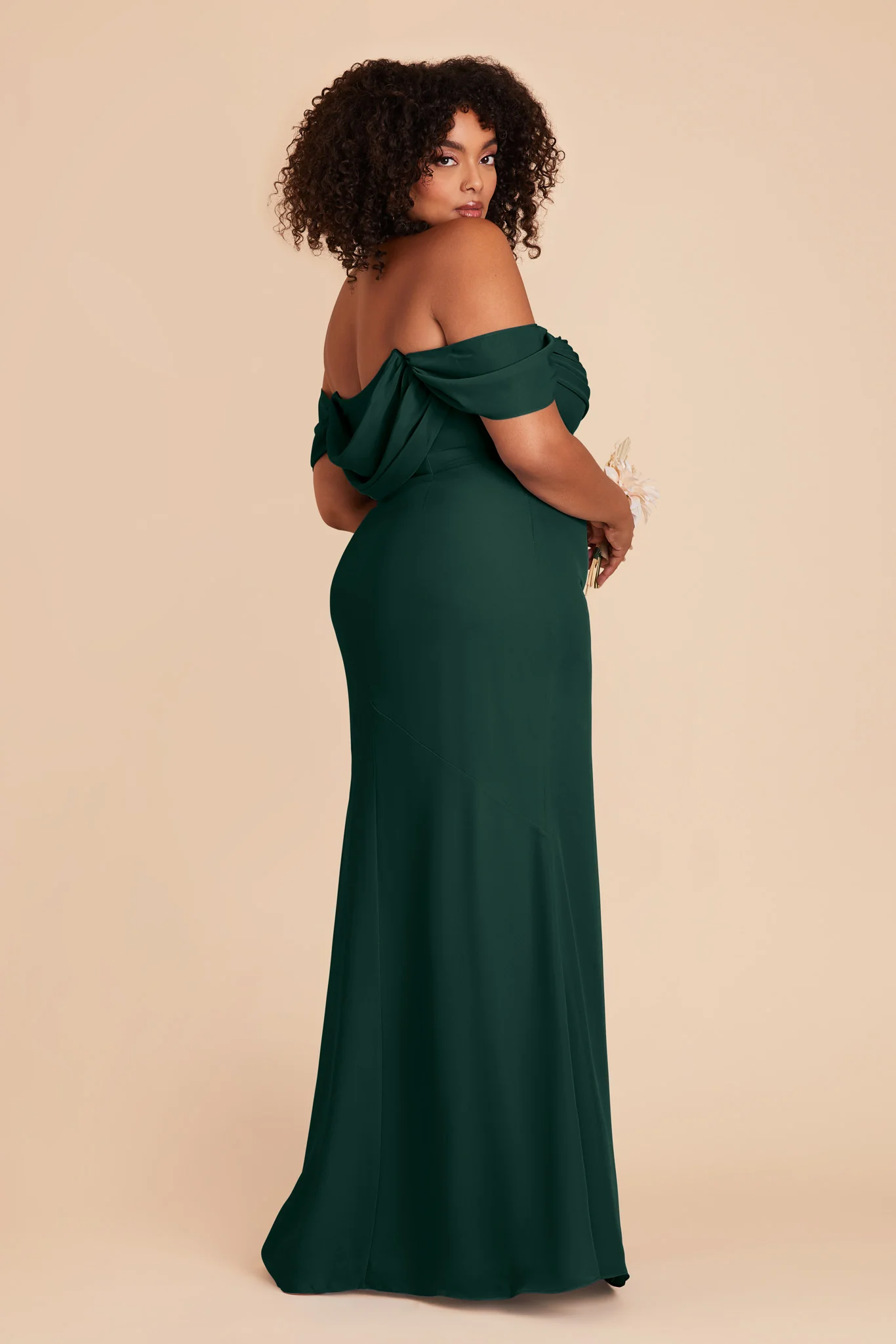 Chiffon Emerald Dress - XNAUWBI