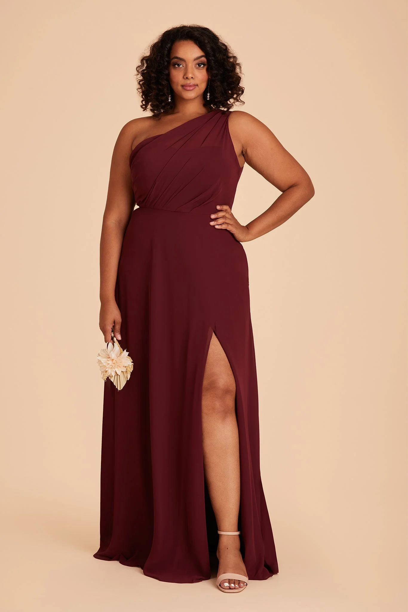 Chiffon Cabernet Dress - XNAUWBI